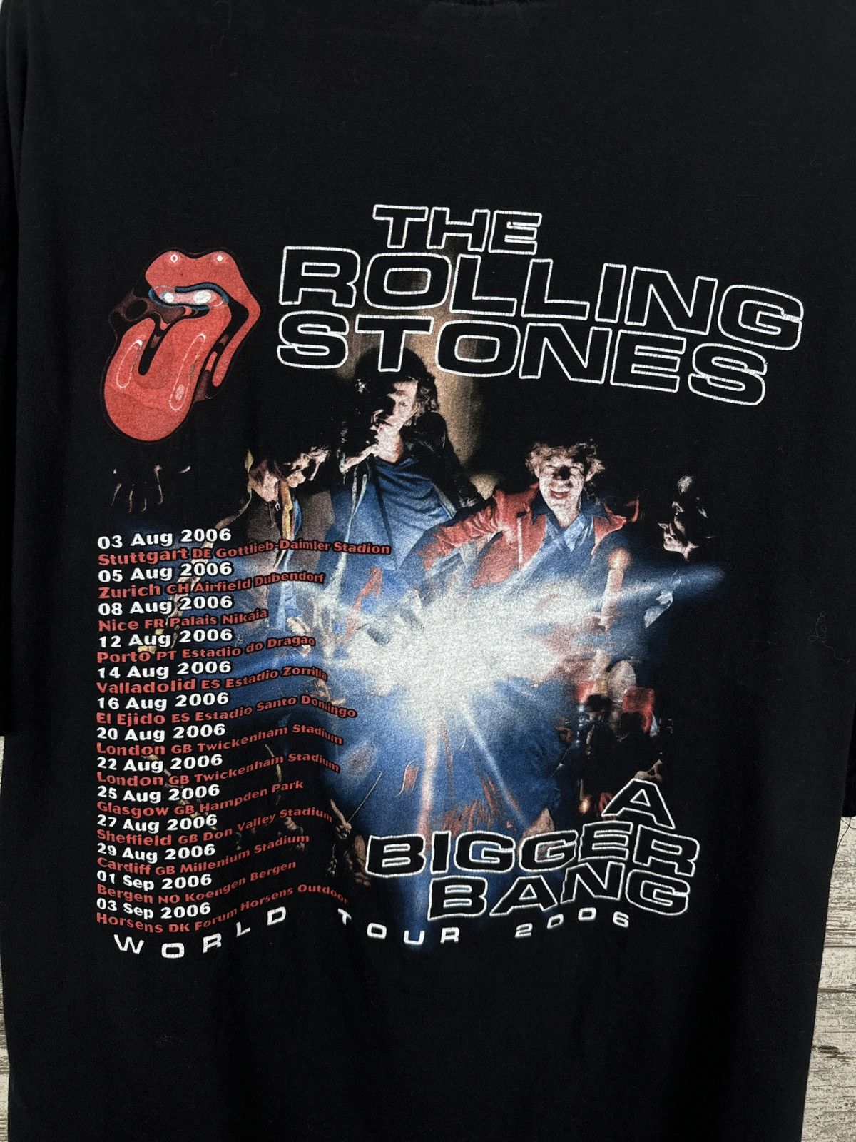 Band Tees Mens Vintage The Rolling Stones T-shirt 2006 rock tee band Size US XL / EU 56 / 4 - 15 Thumbnail