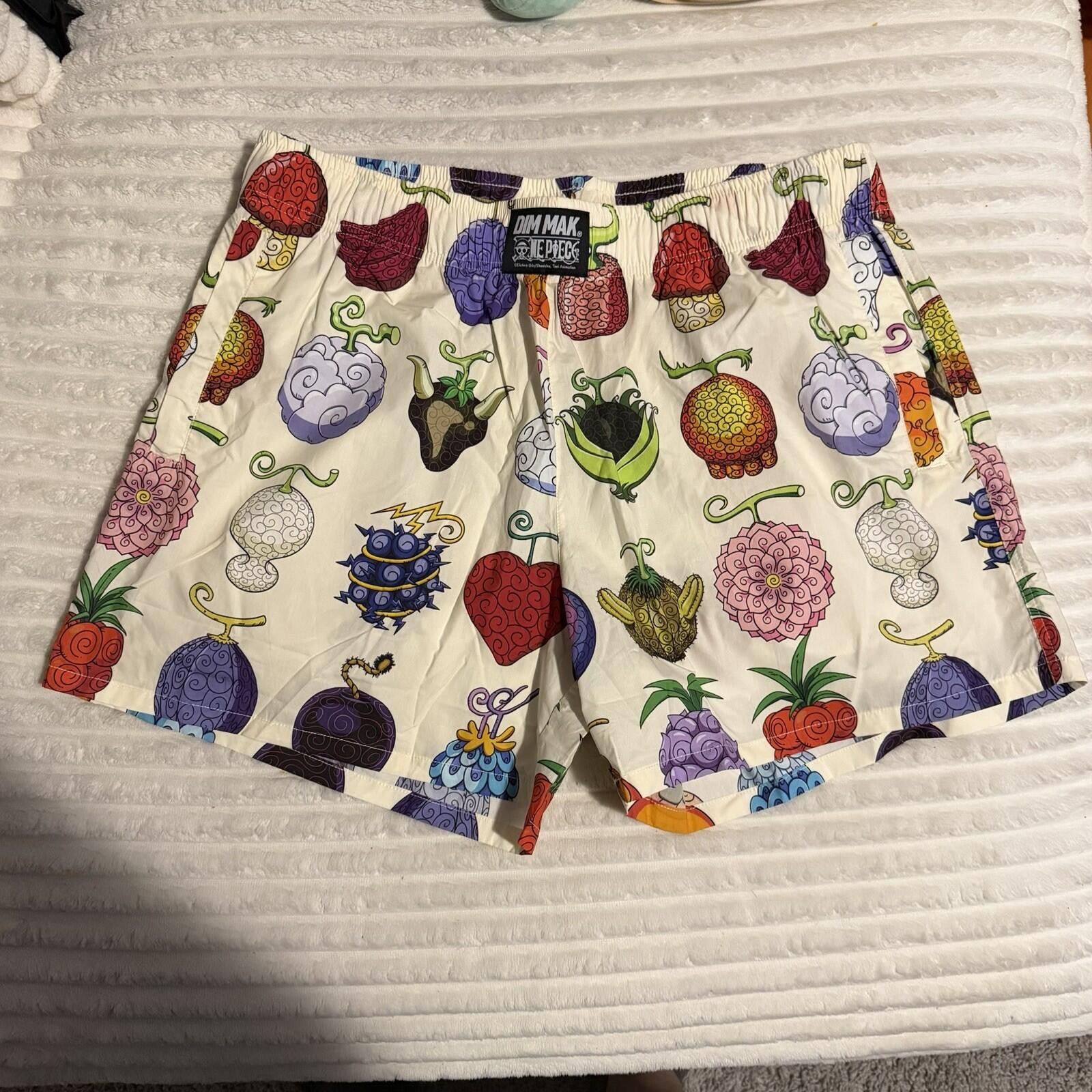 Other One Piece x Dim Mak “To Be Continued Devil Fruit” Shorts NEW Size US 40 / EU 56 - 1 Thumbnail