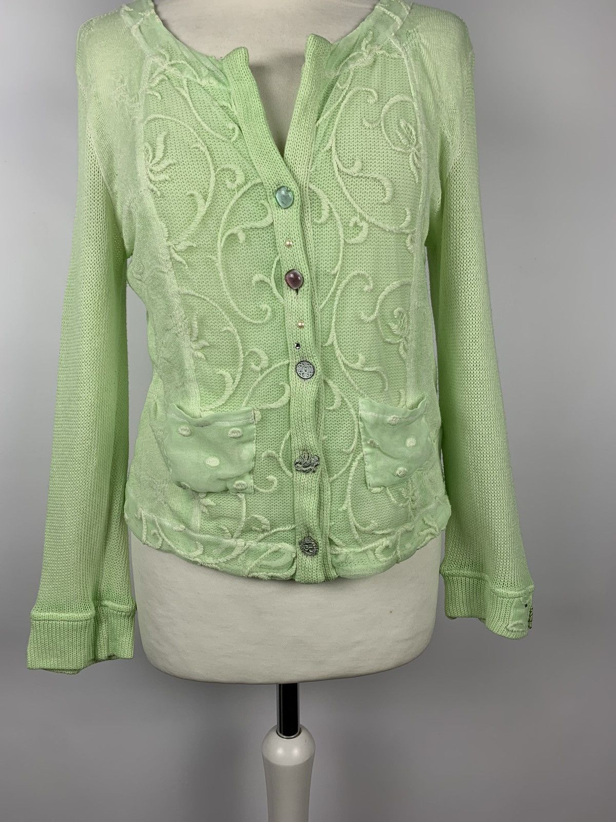 Elisa Cavaletti Vintage Elisa Cavaletti Sono Italiano Blouse Cardigan Size M Size M / US 6-8 / IT 42-44 - 3 Thumbnail