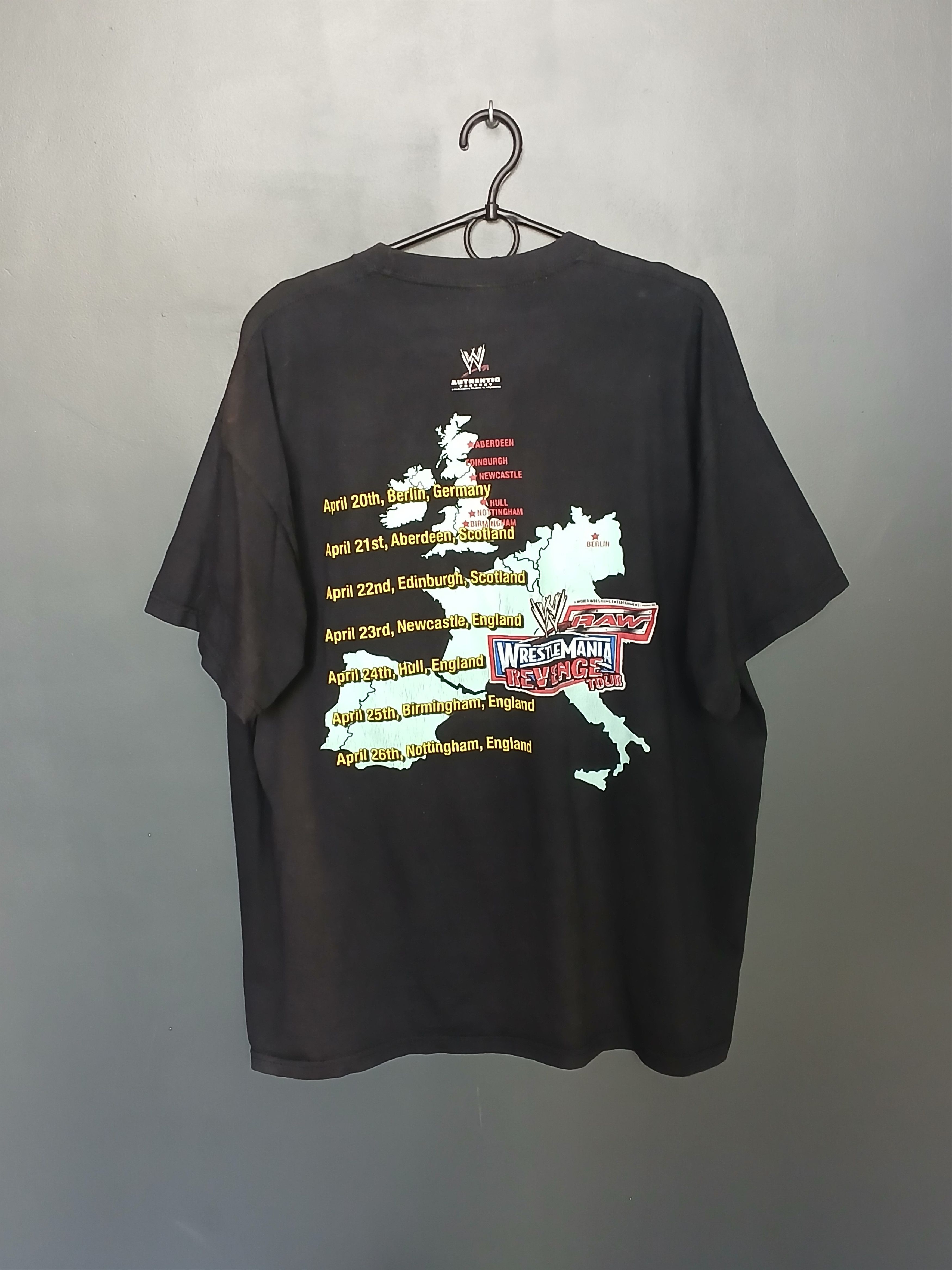 WWE × WWF WWE Wreslemania Revenge Tour T-Shirt Size US XL / EU 56 / 4 - 2 Thumbnail