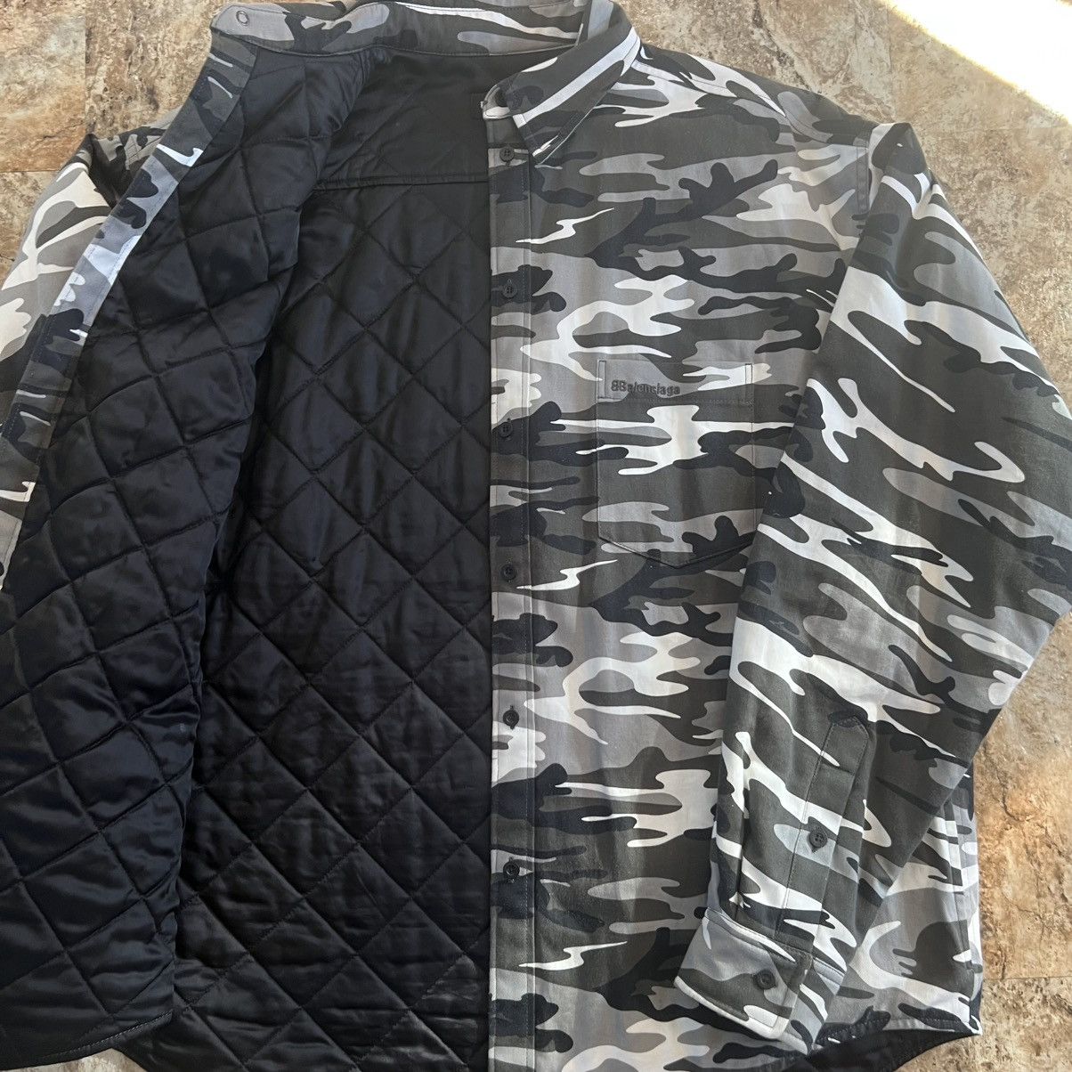 Balenciaga Balenciaga Padded Snow Camo Jacket Size US M / EU 48-50 / 2 - 4 Thumbnail
