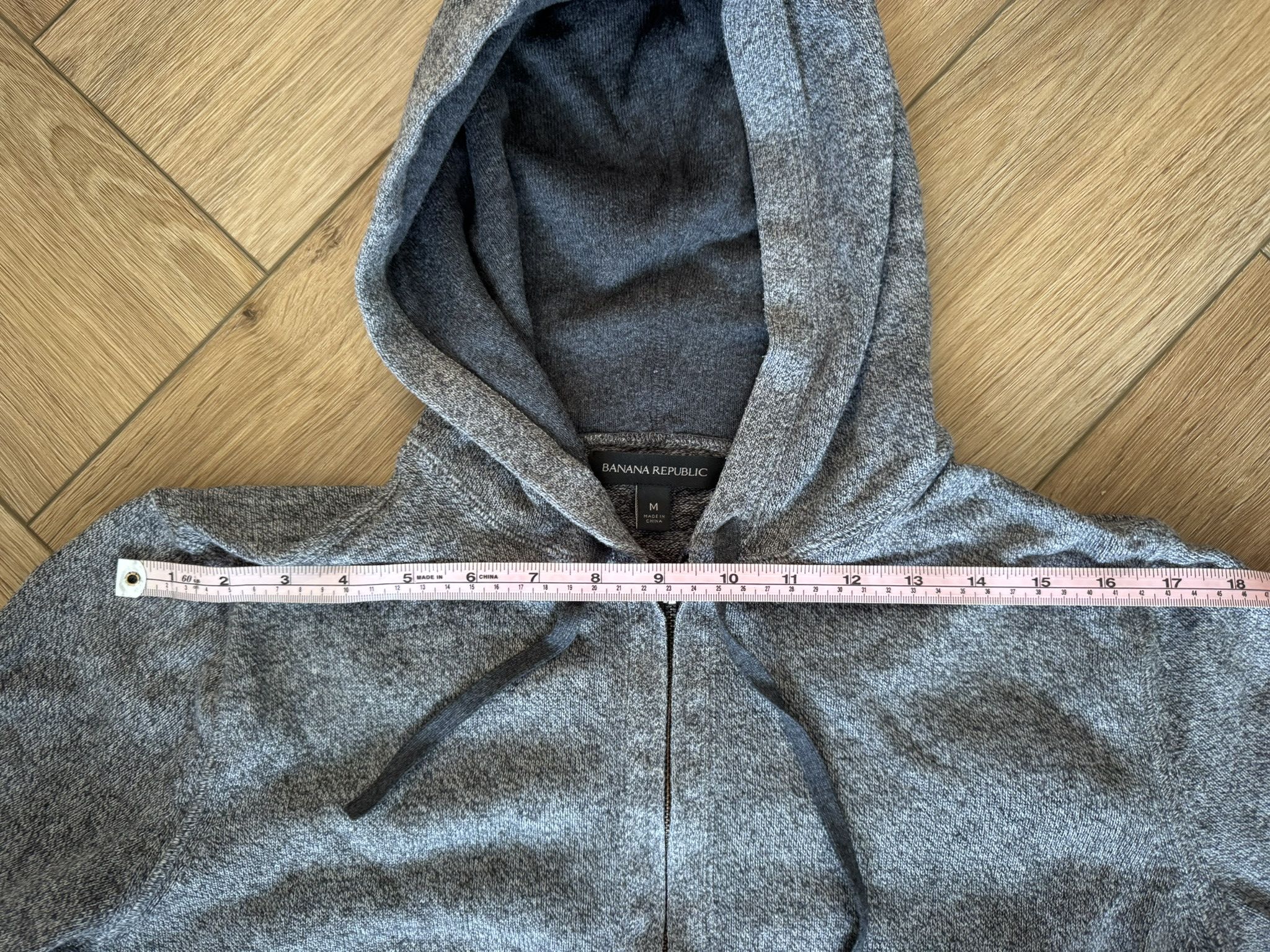 Banana Republic Grey zip up hoodie Size US M / EU 48-50 / 2 - 2 Thumbnail