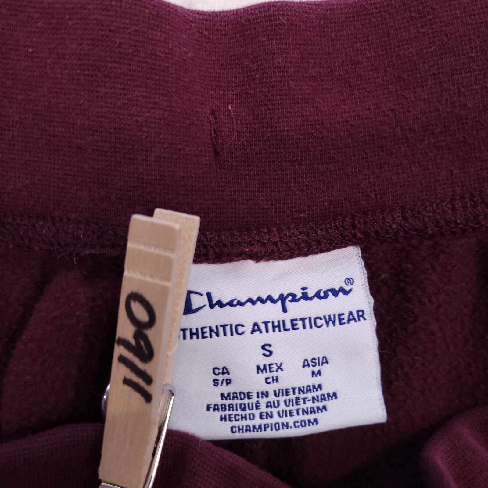 Champion Champion Athletic Running Workout Pants Womens Size S Maroon Size 28" / US 6 / IT 42 - 6 Thumbnail