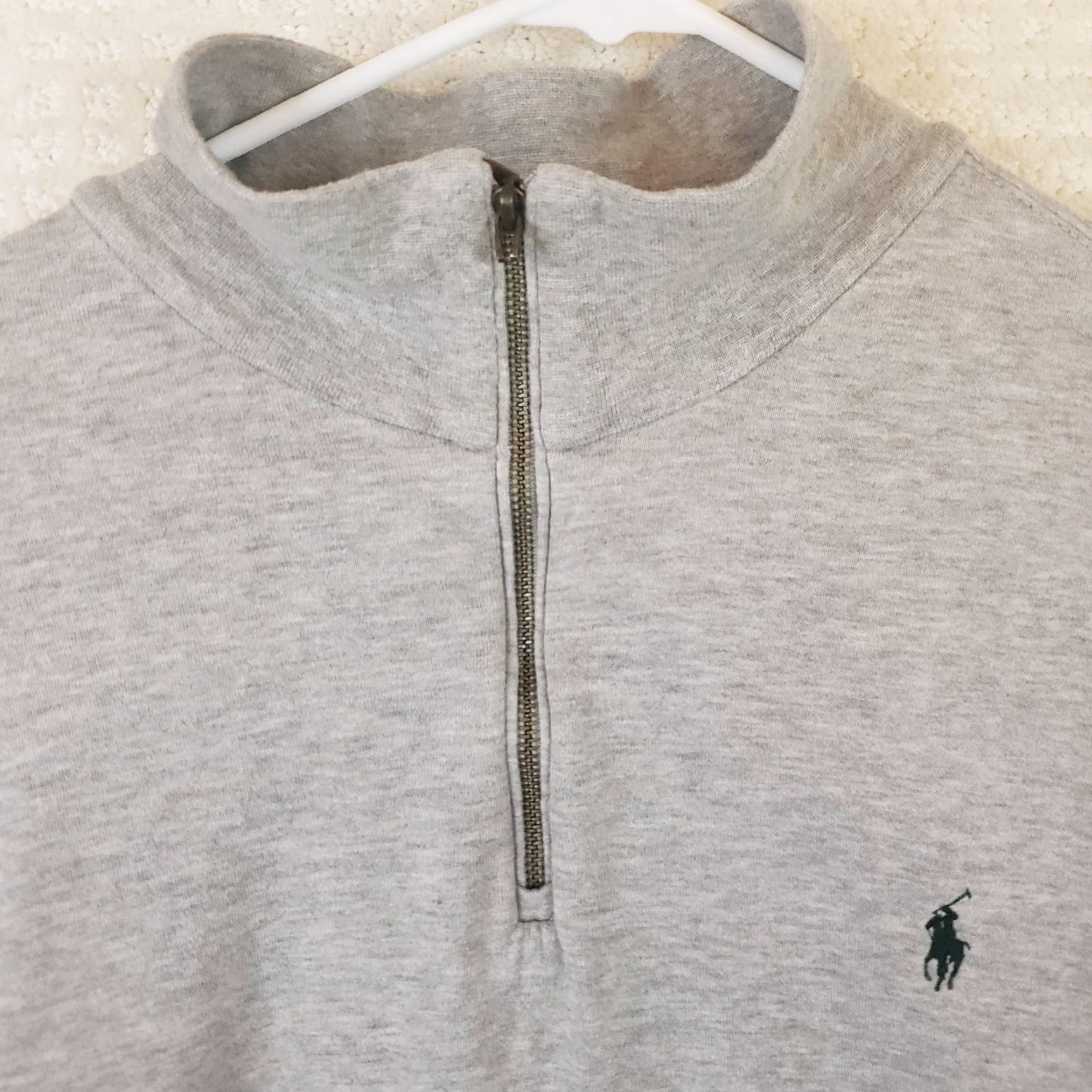 Polo Ralph Lauren Polo Ralph Lauren Pullover Shirt Men L Gray Quarter Zip Lightweight Mock Neck Logo 1/4 Zip Casual Outdoor Preppy Size US L / EU 52-54 / 3 - 4 Thumbnail