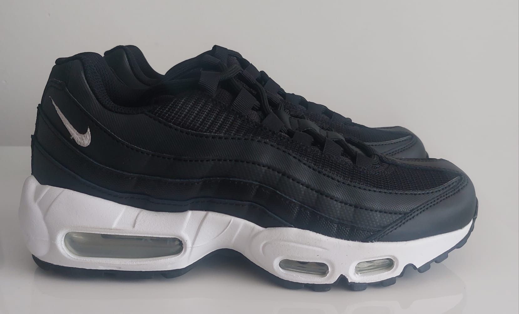Nike Nike Air Max 95 Black White 2020 Size US 7.5 / IT 37.5 - 2 Thumbnail