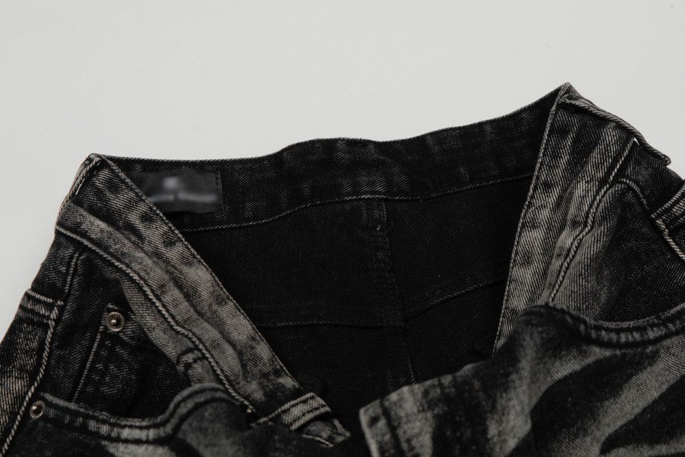 Vintage Punk hippie loose casual washed distressed flared jeans Size US 32 / EU 48 - 4 Thumbnail