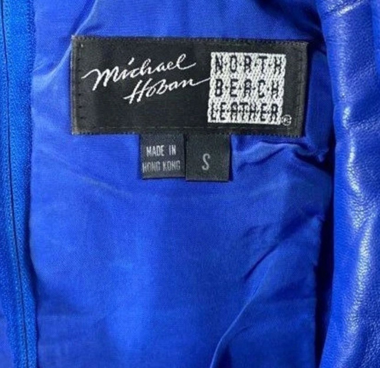 Michael Hoban Michael Hoban Women Blue Leather Dress Suit Size S Small Size S / US 4 / IT 40 - 9 Thumbnail