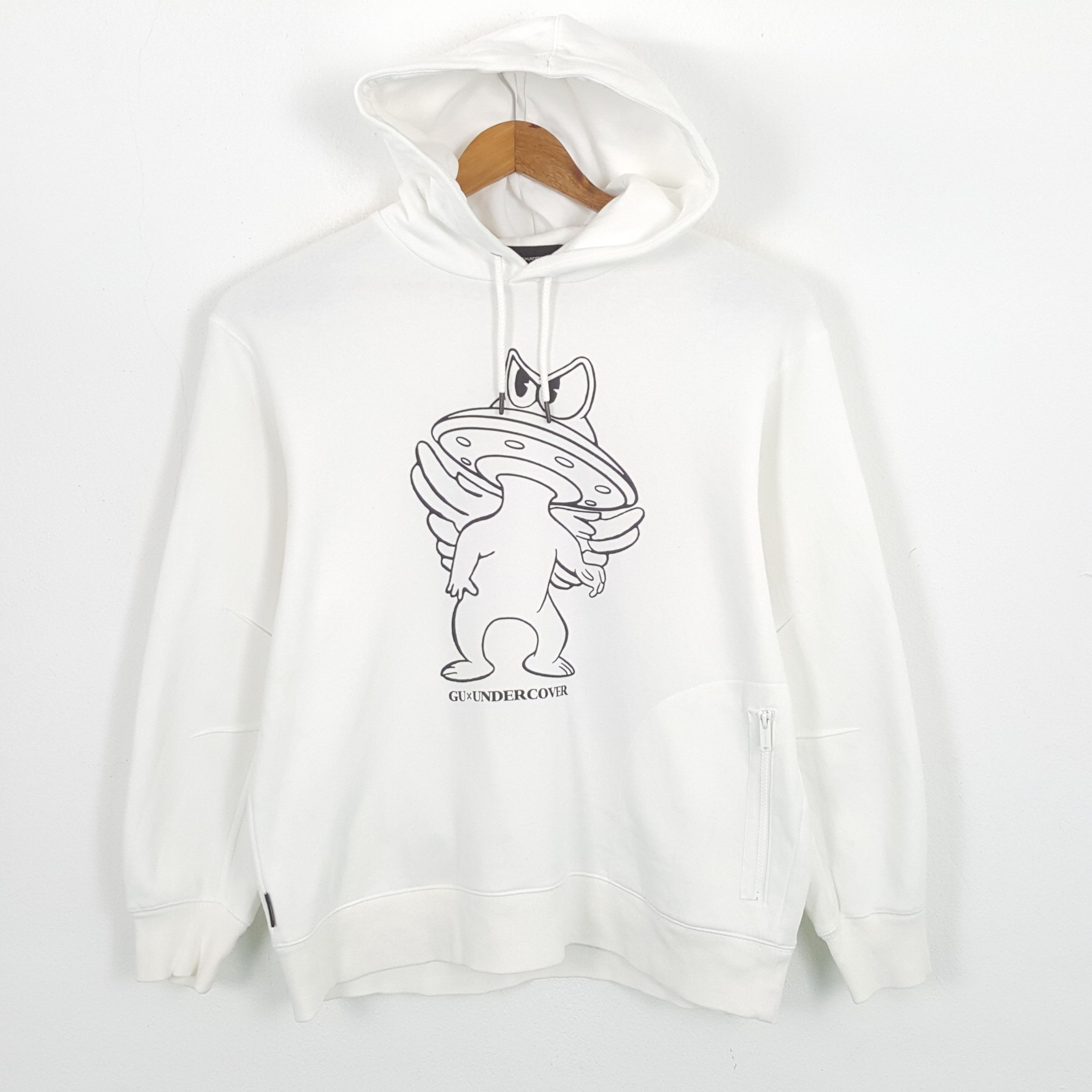 GU × Undercover × Vintage Vintage GU x UNDERCOVER Japanese Brand Custom Logo Hoodies Size US L / EU 52-54 / 3 - 3 Thumbnail