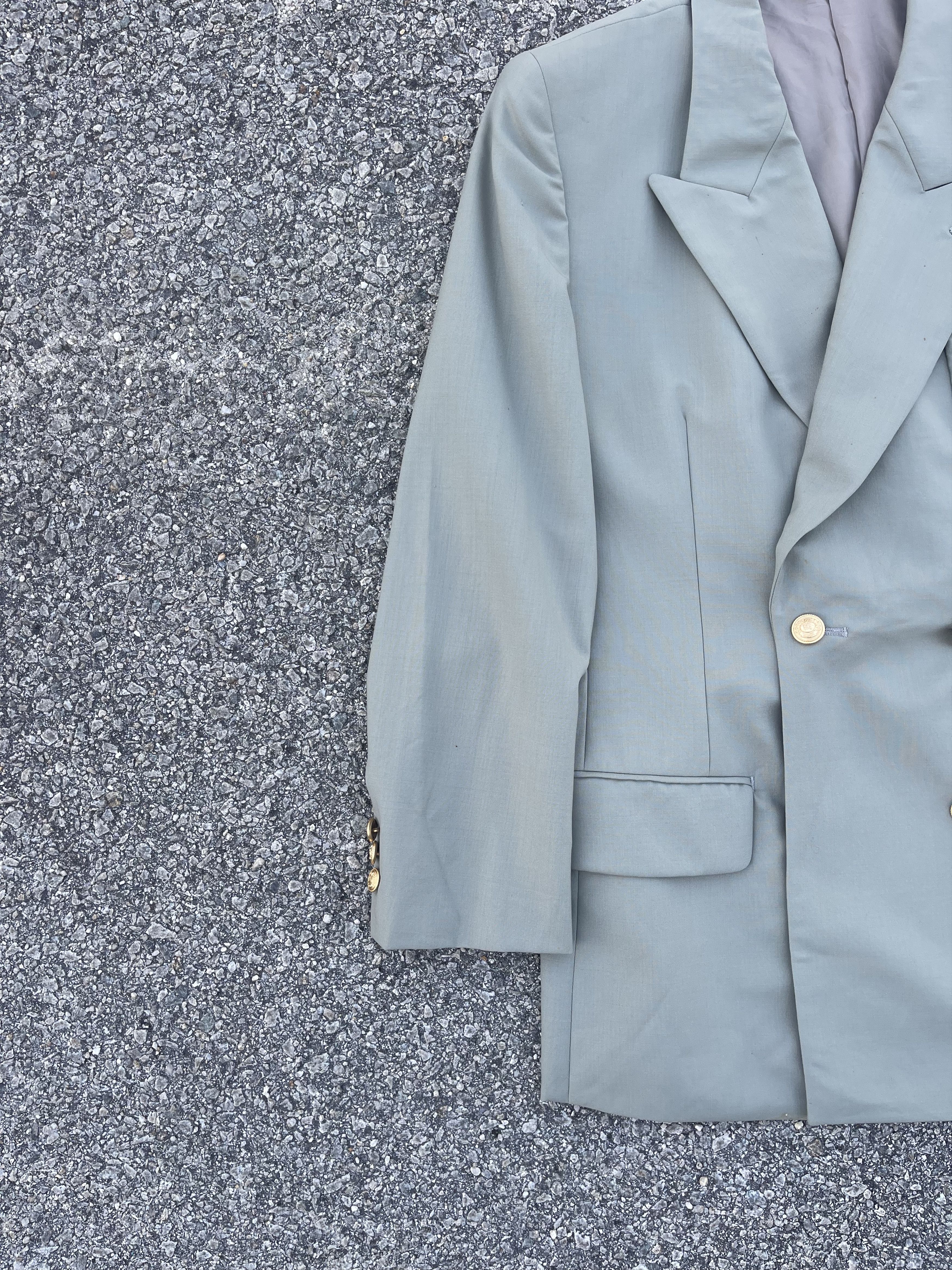 Burberry × Vintage Vtg Burberrys Blazer with Badge Size 34R - 3 Thumbnail