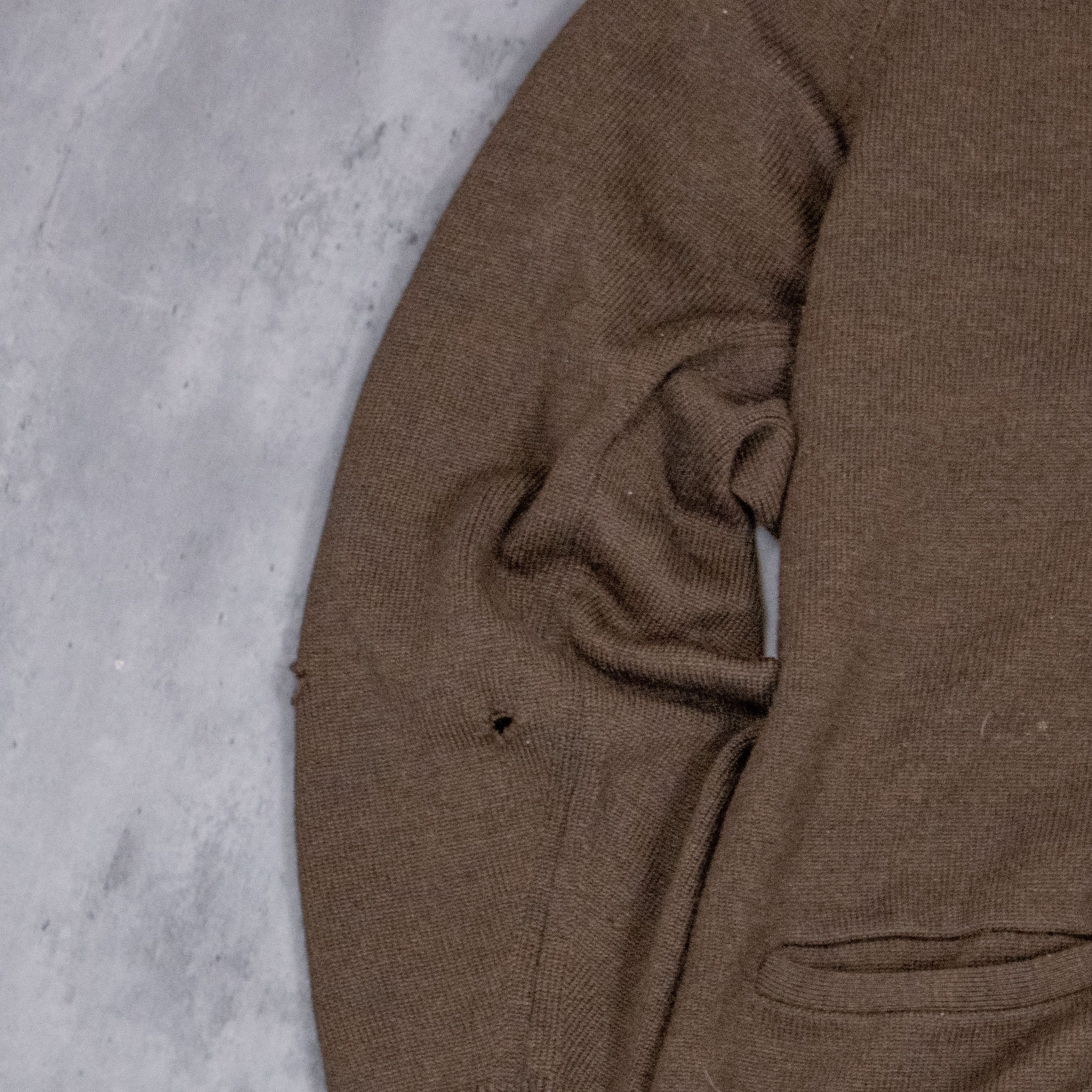 Tyler The Creator Vintage 1990’s Cardigan Brown Distressed Sweater Size US M / EU 48-50 / 2 - 6 Thumbnail