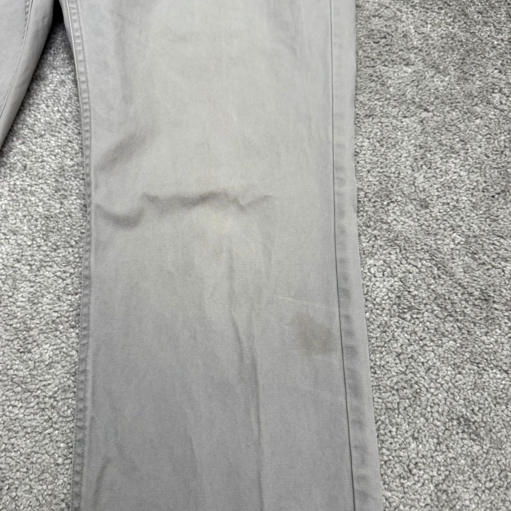 Bonobos Bonobos Chino Pants Straight Leg Mens 34x34 Gray Cotton Flat Front Regular Fit Size US 34 / EU 50 - 5 Thumbnail