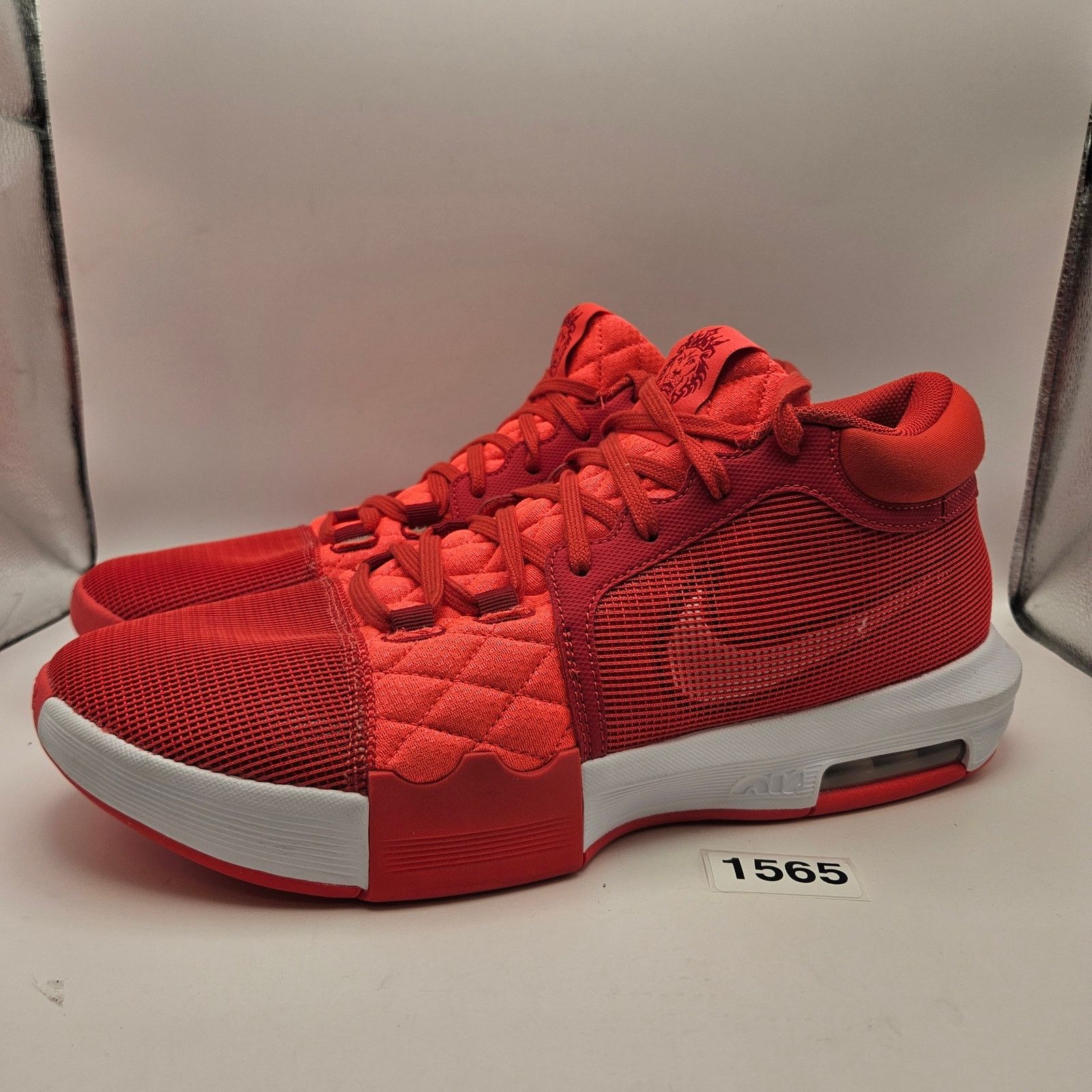 NIKE LEBRON MEN'S 13 WITNESS 8 BASKETBALL SHOES CRIMSON RED