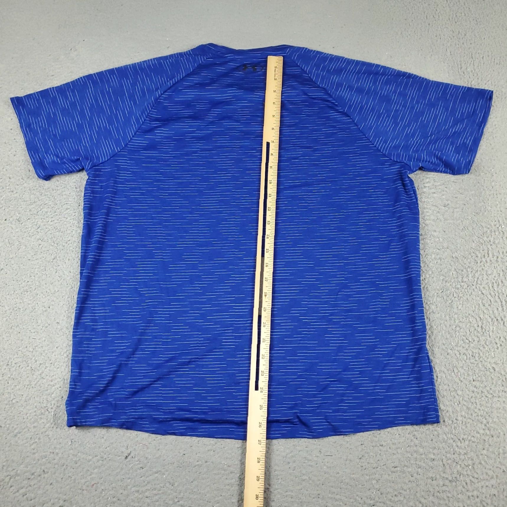 Under Armour Under Armour T Shirt Mens XL Blue Striped Active Work Out Short Sleeve Size US XL / EU 56 / 4 - 4 Thumbnail