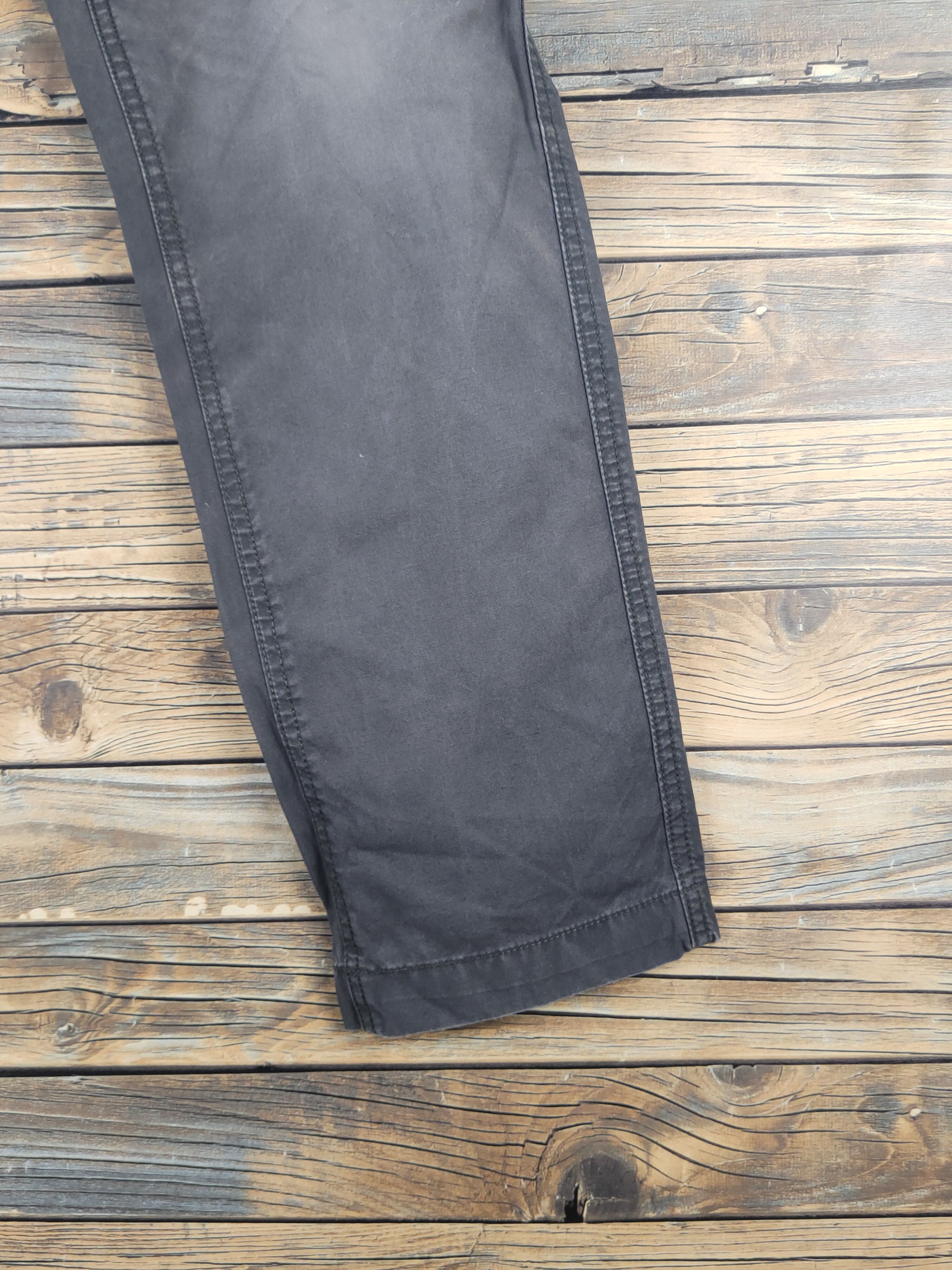 Japanese Brand DL Old Navy Black Faded Multipocket Cargo Pants #1535 Size US 31 - 6 Thumbnail