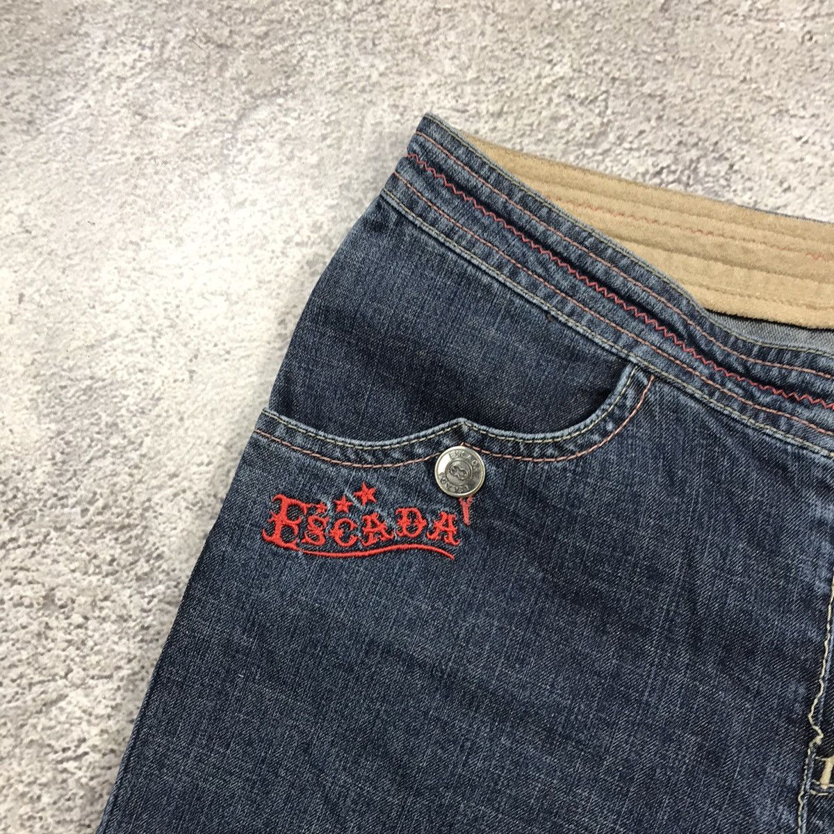 Vintage Vintage Y2K Flared Distressed Baggy Jeans Grunge Skate 27 Size 27" / US 4 / IT 40 - 4 Thumbnail