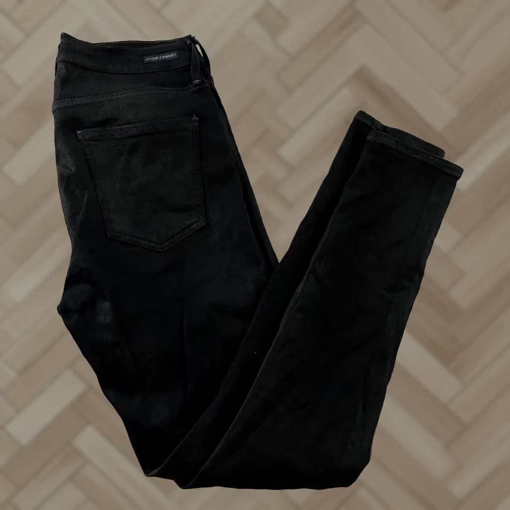 Citizens Of Humanity Citizens of Humanity Rocket Slick High Rise Skinny Jeans Women's 28 Black Wash Slim Jeans Adult Women Size 28" / US 6 / IT 42 - 1 Thumbnail