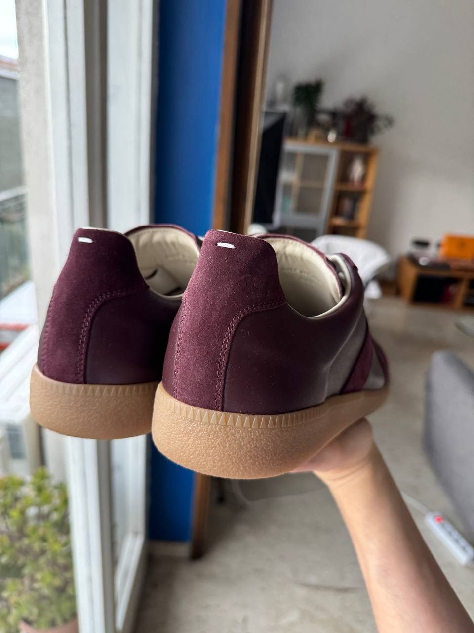 Maison Margiela Maison Margiela Replica GAT Sneaker Deep Red Size US 11.5 / EU 44-45 - 11 Thumbnail