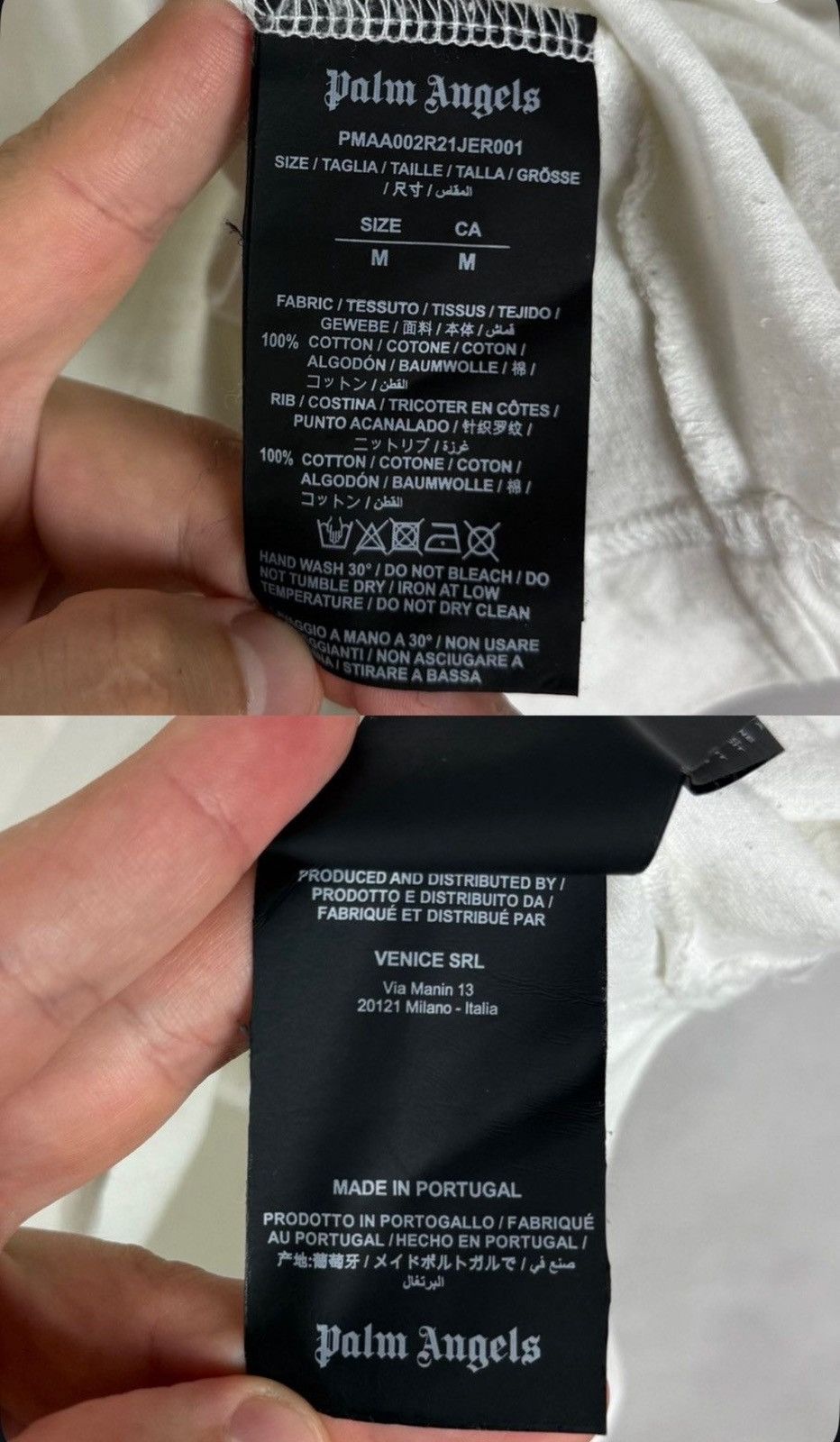 Palm Angels Palm angels white tshirt Size US S / EU 44-46 / 1 - 3 Thumbnail