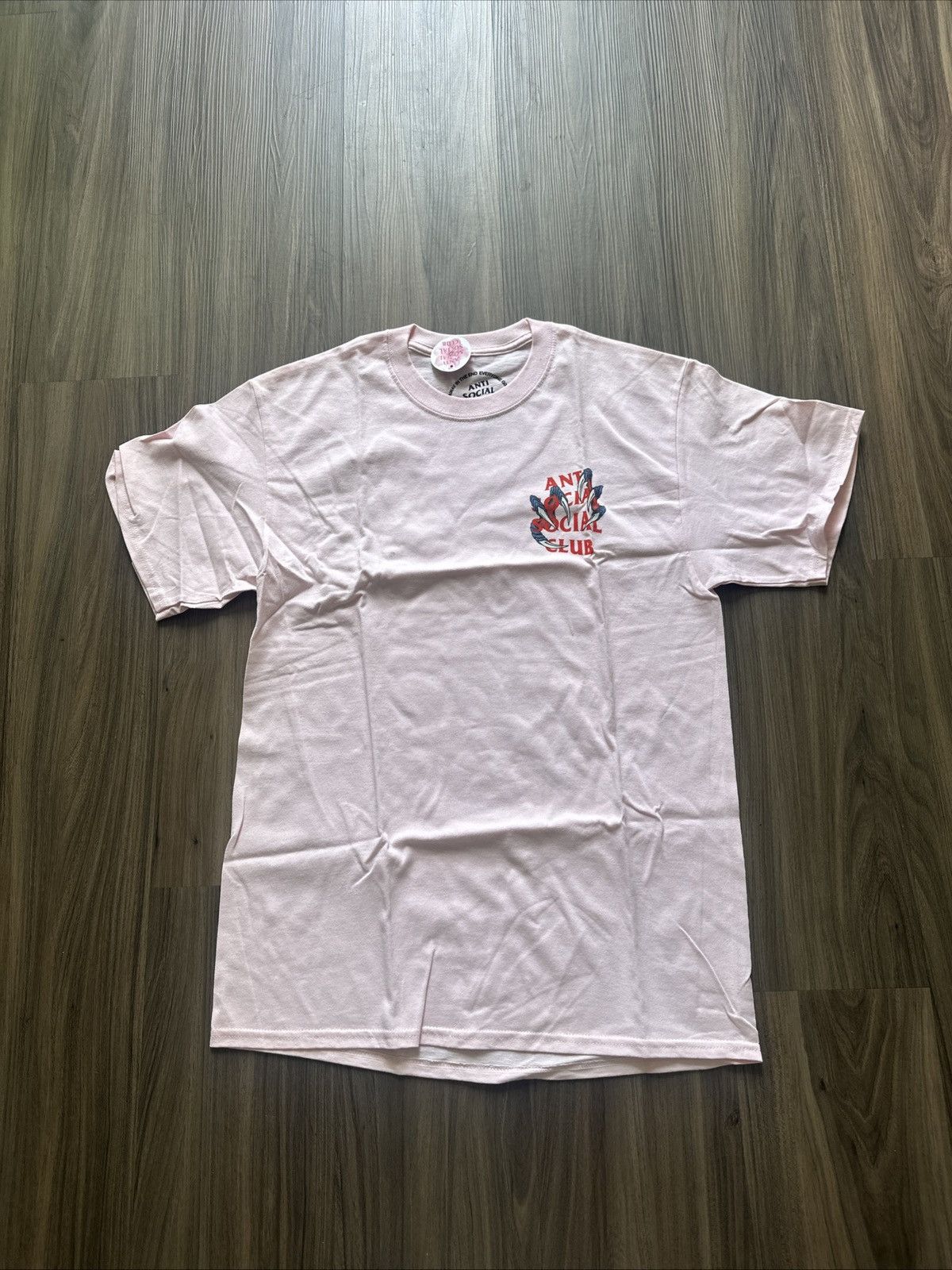 Anti Social Social Club Anti Social Social Club Double Dragon Tee Pink/Black Size M Size US M / EU 48-50 / 2 - 1 Thumbnail