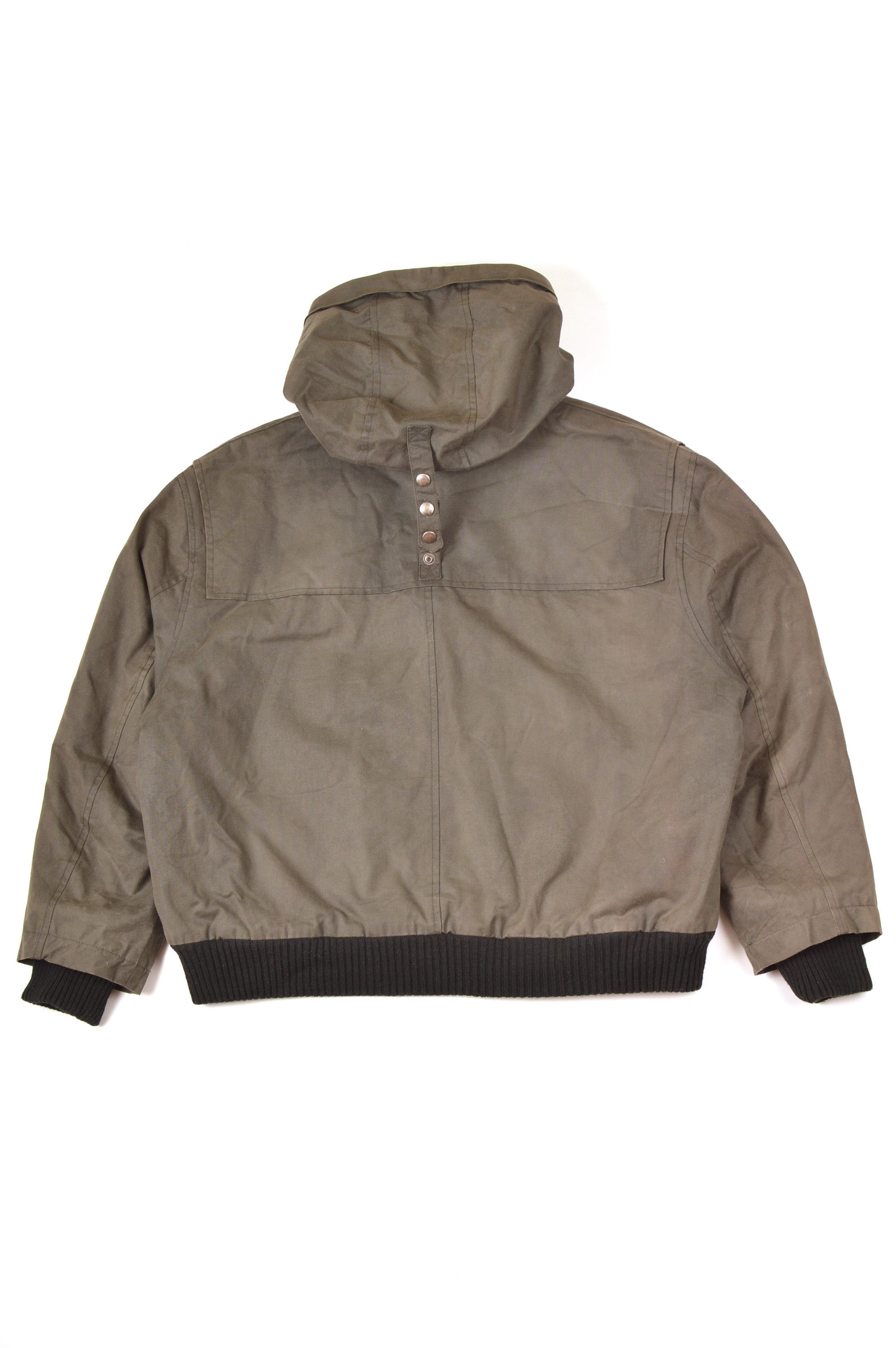 Les Hommes Les Hommes Wax Cotton Anorak Bomber Jacket Size US L / EU 52-54 / 3 - 11 Thumbnail