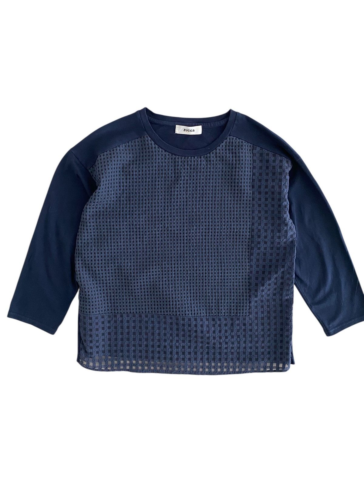 Issey Miyake × Zucca Zucca Miyakee L/S blue colour nice design Size US M / EU 48-50 / 2 - 6 Thumbnail