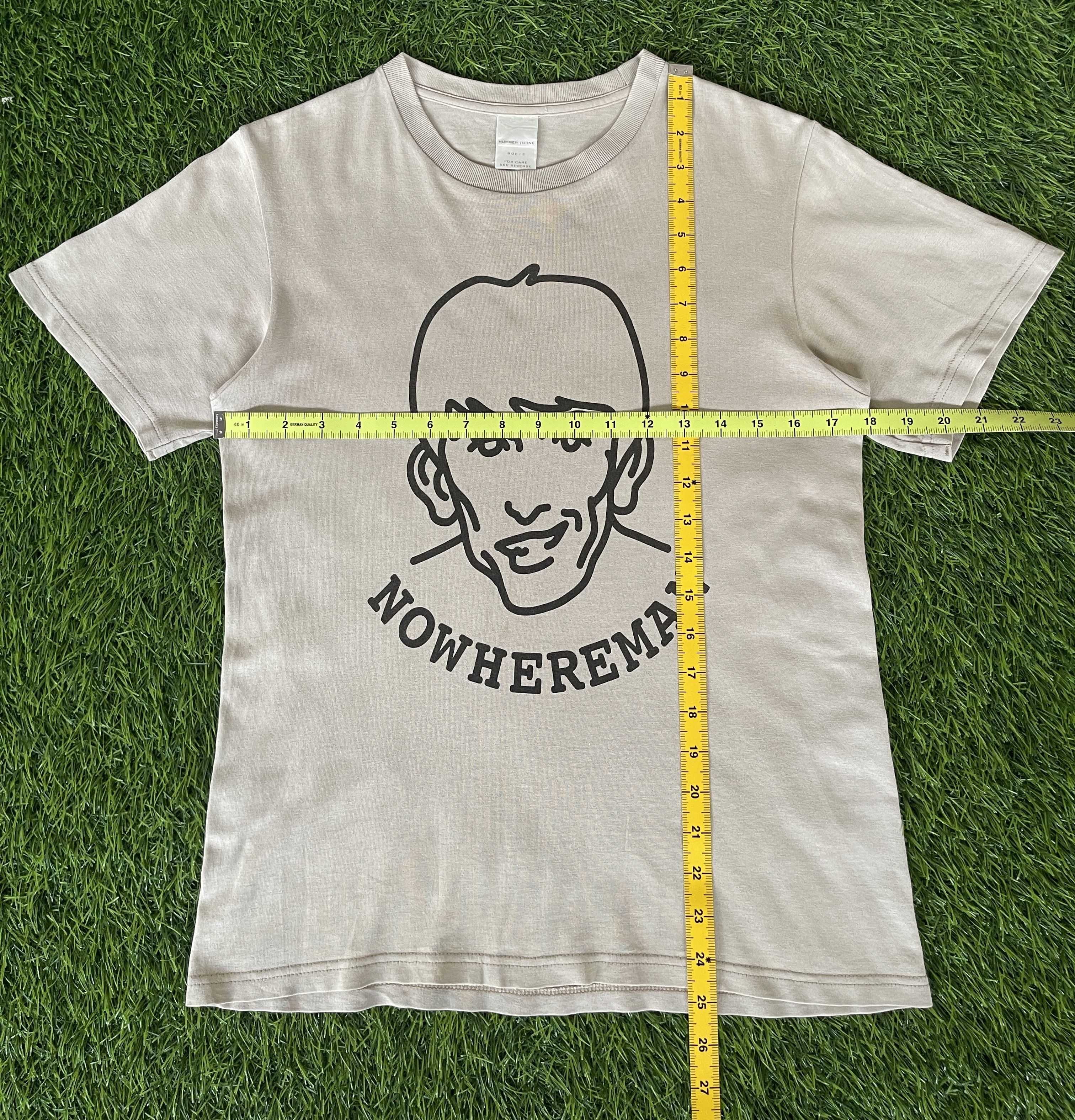 Number (N)ine AW02 Vintage y2k🔥Number(N)ine🔥Nowhere Man Big Face Tshirt Size US S / EU 44-46 / 1 - 11 Thumbnail