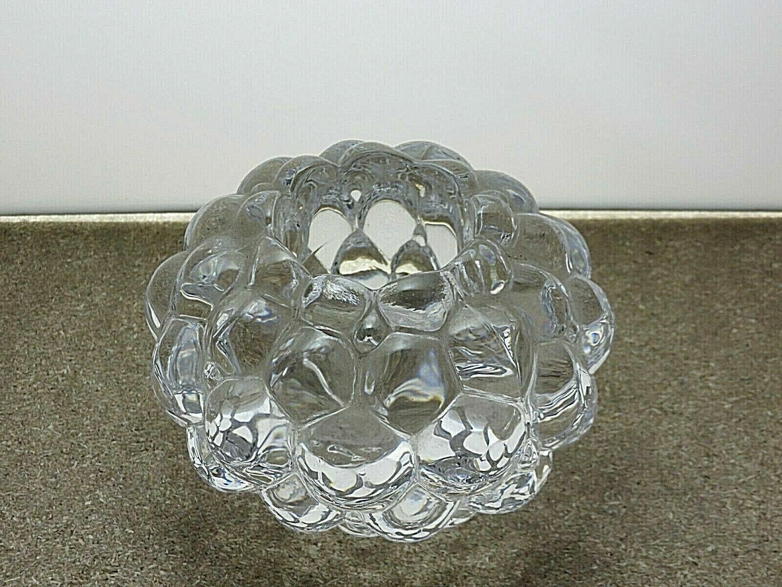 The Unbranded Brand Heavy Glass Candle Holder 2 1/2" Size ONE SIZE - 4 Thumbnail