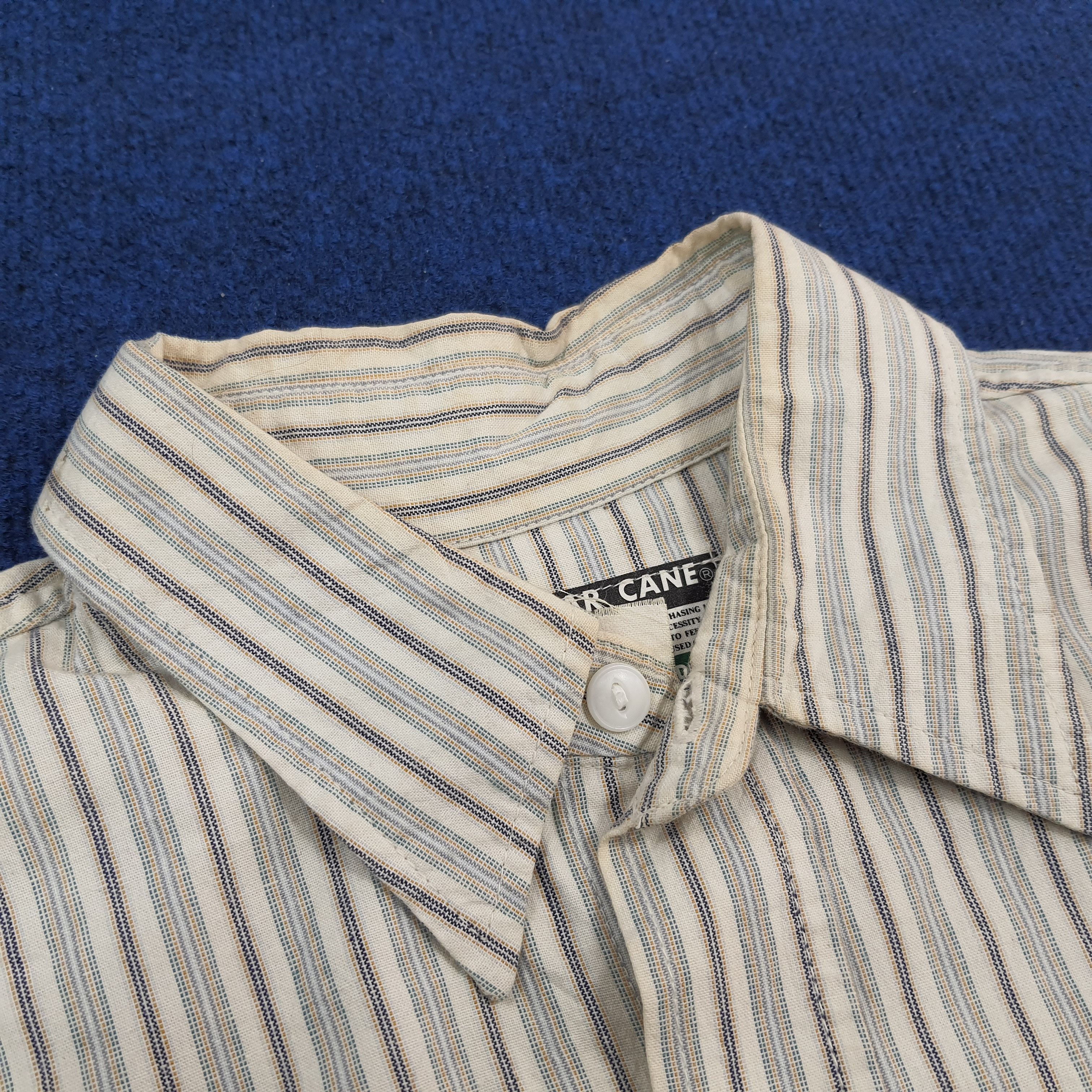 Japanese Brand × Sugar Cane × Vintage Vintage Sugar Cane Striped Japanese Brand Button Up Shirt Size US L / EU 52-54 / 3 - 4 Thumbnail
