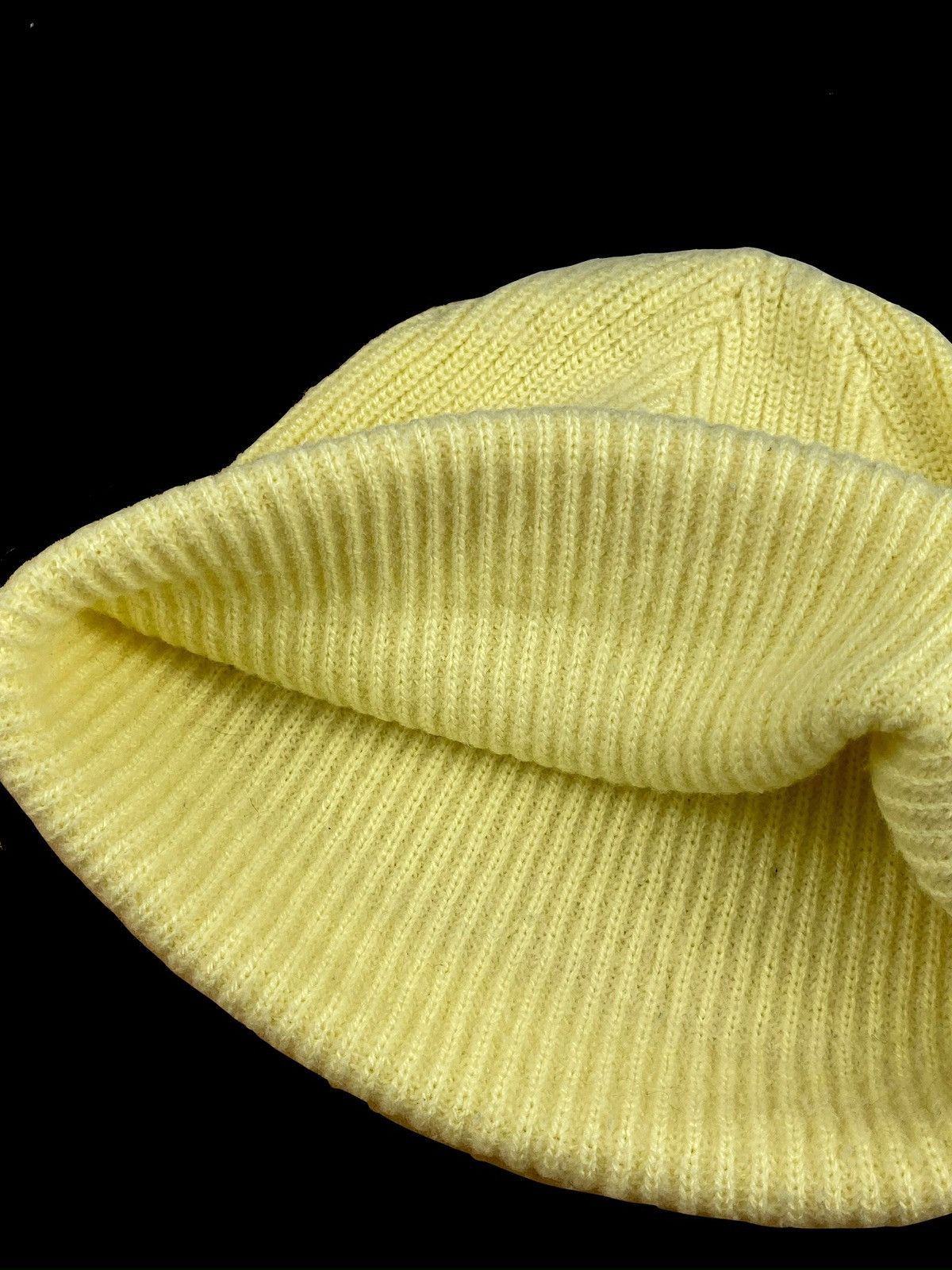 Lacoste × Vintage LACOSTE 80s KNITTED BEANIE HAT LOGO MADE IN FRANCE ONE SIZE Size ONE SIZE - 2 Thumbnail