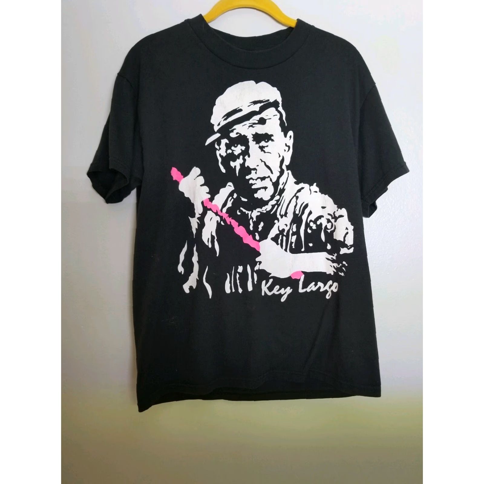 Vintage VINTAGE 90s Key Largo Warrior T Shirt Size M Black Size US M / EU 48-50 / 2 - 3 Thumbnail