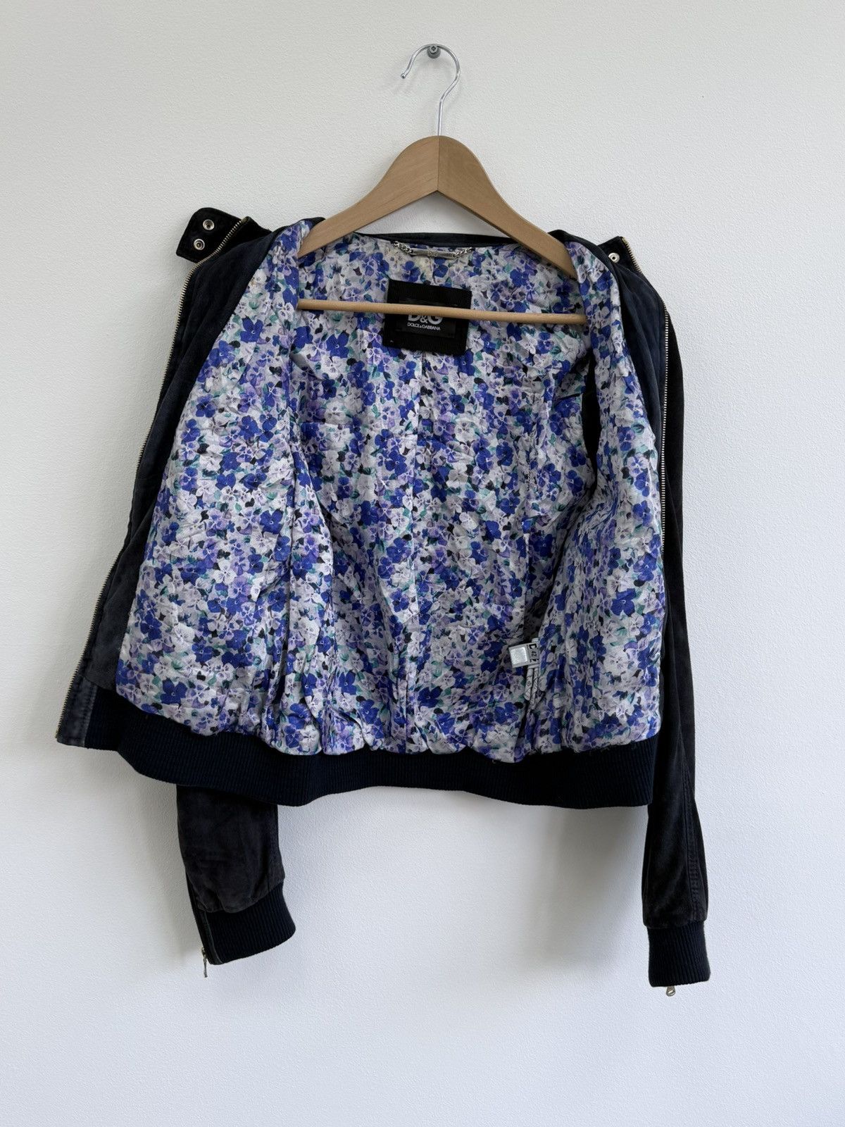Dolce & Gabbana Dolce & Gabbana Lamb Suede Leather Jacket Size M / US 6-8 / IT 42-44 - 11 Thumbnail