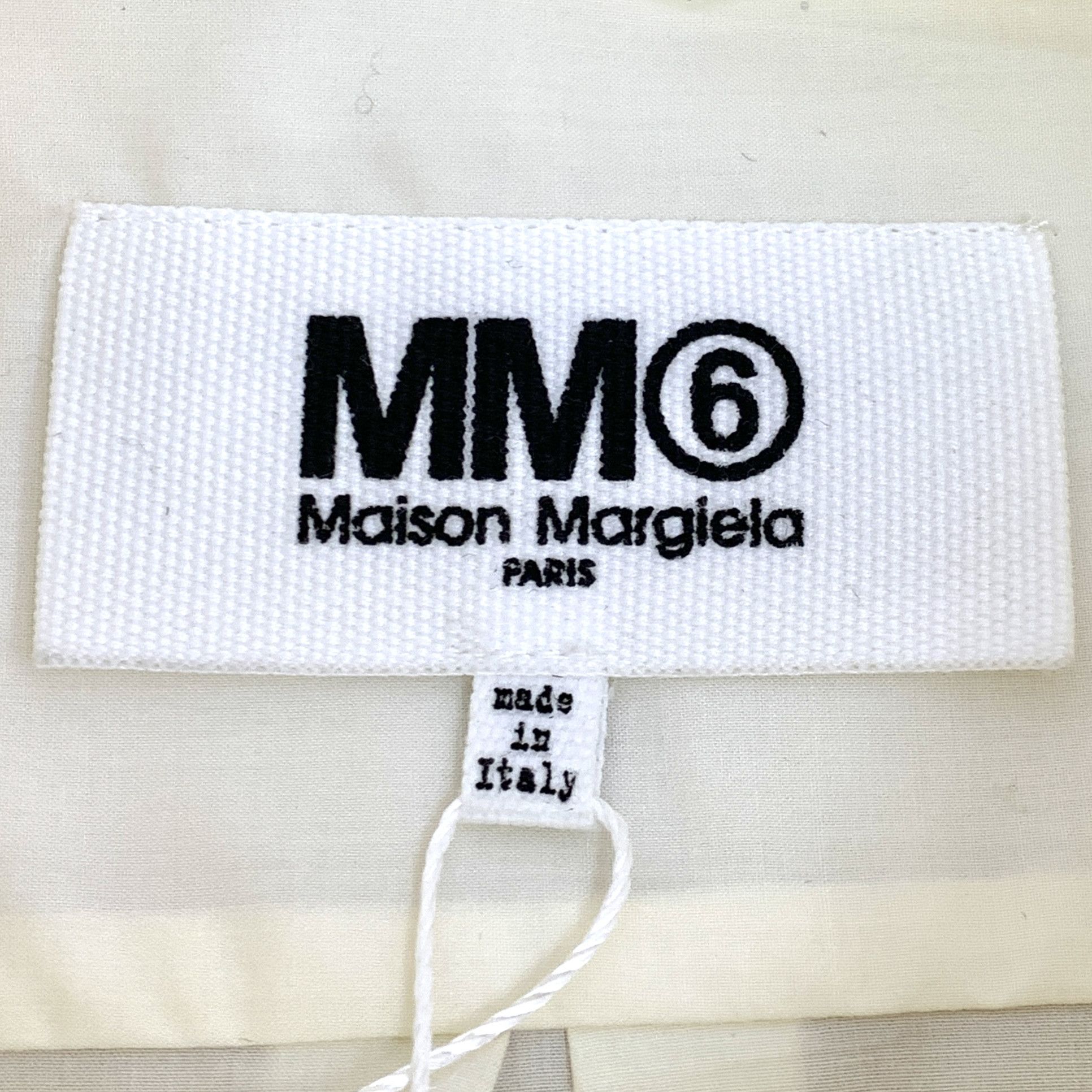 Maison Margiela Maison Margiela Sleeve Print Cotton Shirt Beige (Size S) Size S / US 4 / IT 40 - 2 Thumbnail