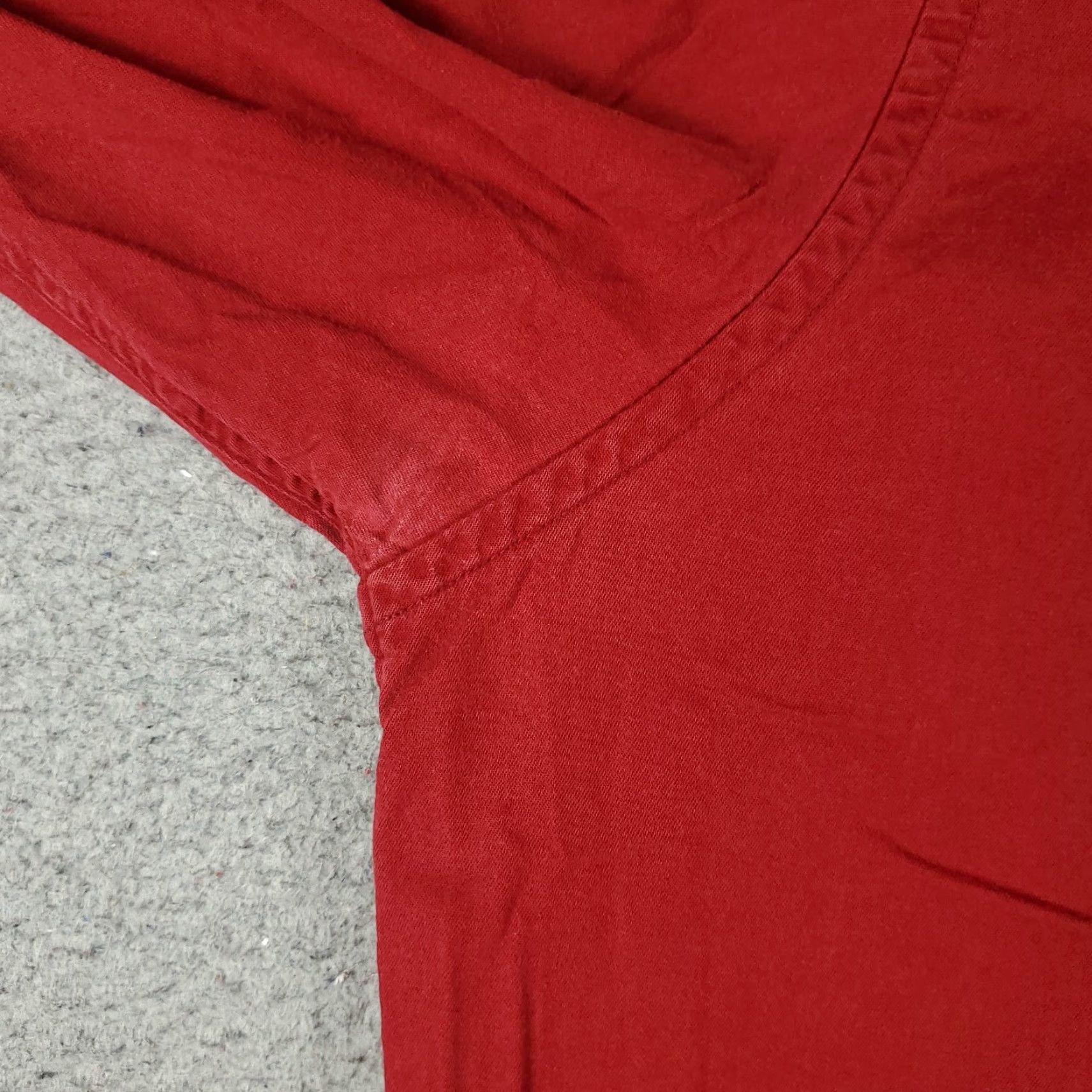 Nautica Nautica Shirt Men L Red Button-Up Long Sleeve Cotton Casual Mens Size US L / EU 52-54 / 3 - 4 Thumbnail