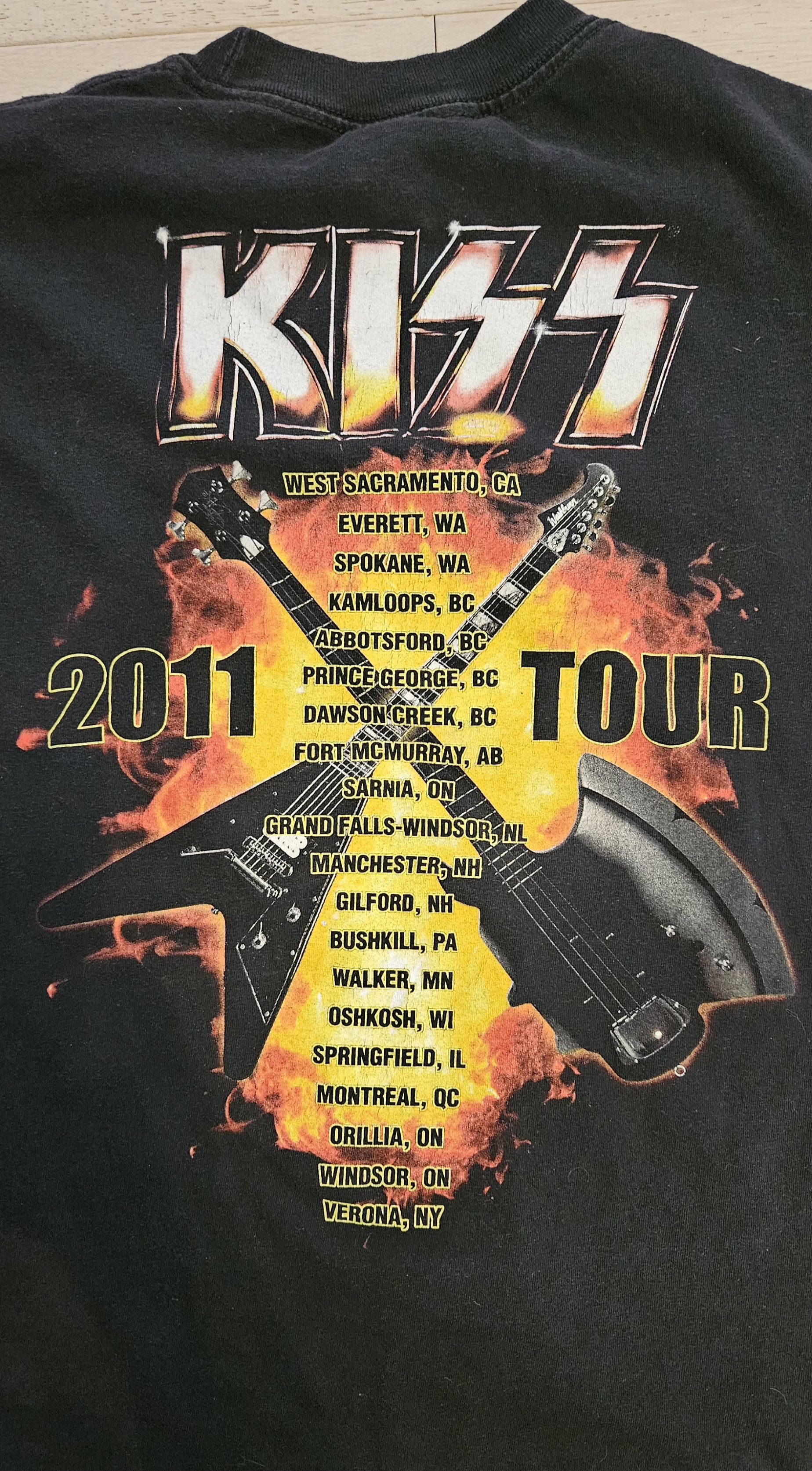 Alstyle KISS 2011 TOUR CONCERT T-SHIRT Size US M / EU 48-50 / 2 - 4 Thumbnail