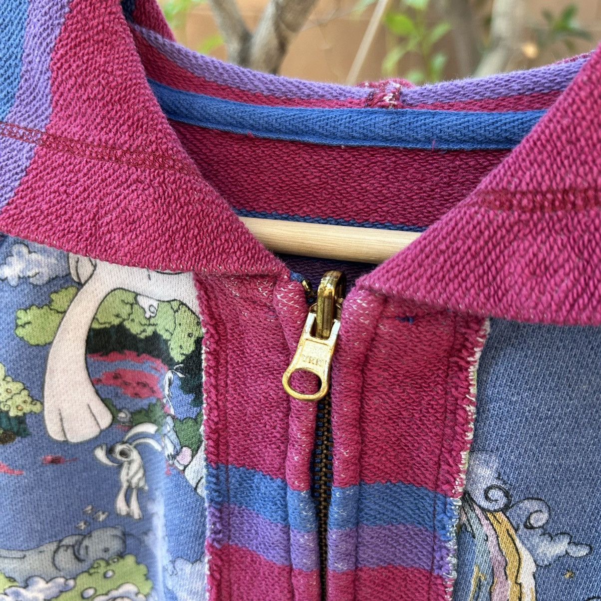 Japanese Brand Vintage Psychedelic Alt Bunny Zip Up Size S / US 4 / IT 40 - 7 Thumbnail