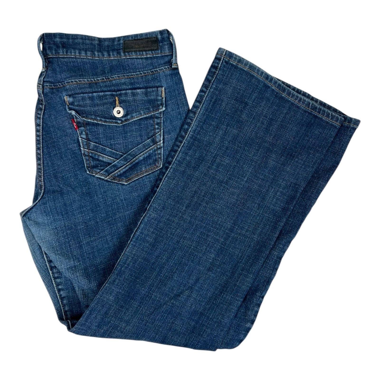 Levi's Vintage Levi's 547 Platinum Flare Blue Denim Jeans Size 14 M Size 34" / US 12 / IT 48 - 1 Thumbnail