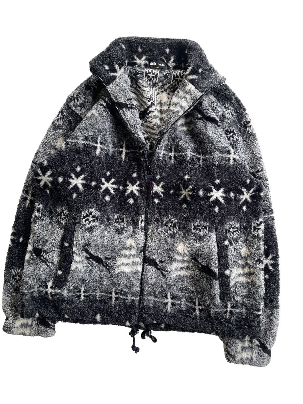 Japanese Brand Field Porter Teddy Fleece Printed Jacket Size US M / EU 48-50 / 2 - 2 Thumbnail