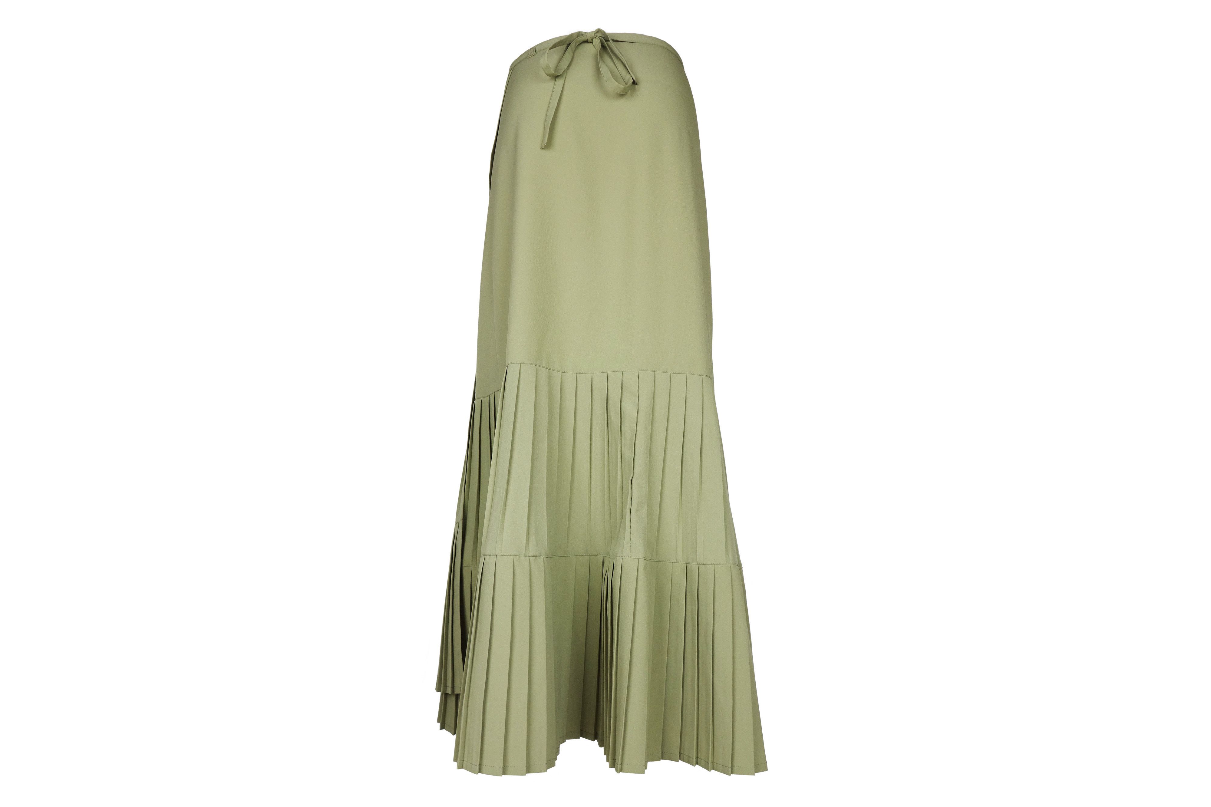 Cop Copine Cop Copine Wrap Maxi Pleated Skirt Long Cargo S M L Vintage Size 28" / US 6 / IT 42 - 1 Thumbnail