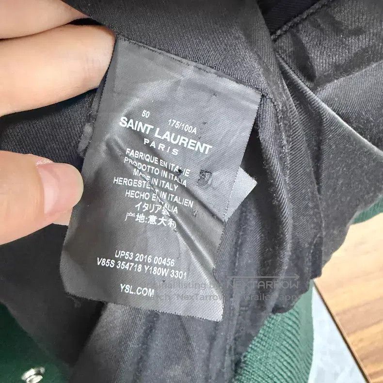 Saint Laurent Paris Saint Laurent Paris Baseball Jacket Jacket i Size US M / EU 48-50 / 2 - 4 Thumbnail