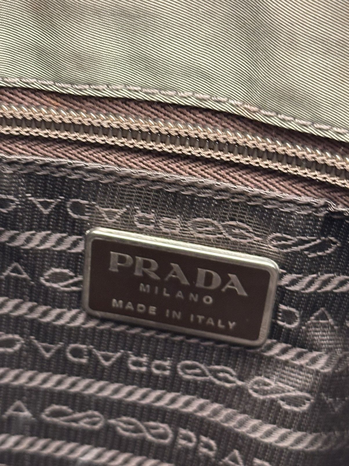 Prada Prada shoulder bag 🔥 khaki logo triangle handbag clear arm Size ONE SIZE - 5 Thumbnail