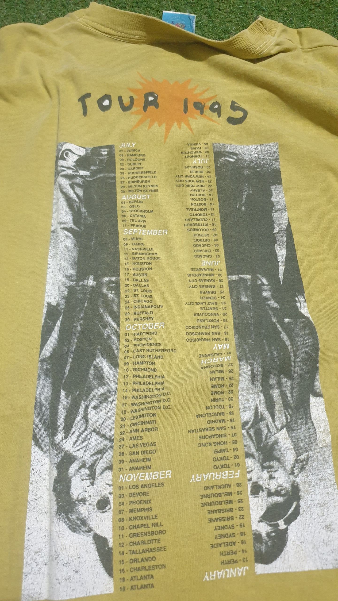 Fruit Of The Loom × R.E.M. × Vintage R.E.M 1995 Tour Size US XL / EU 56 / 4 - 11 Thumbnail