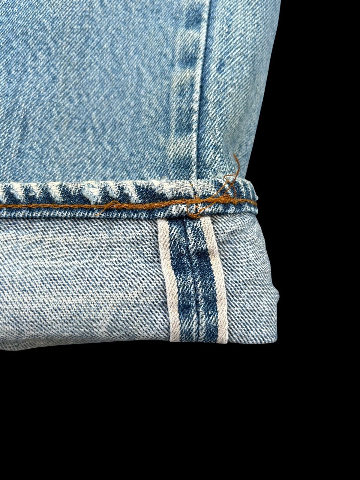 Levi's Vintage Clothing 80's THRASHED Levis 524 Selvedge Grunge Punk Denim Jeans Size US 28 / EU 44 - 2 Thumbnail