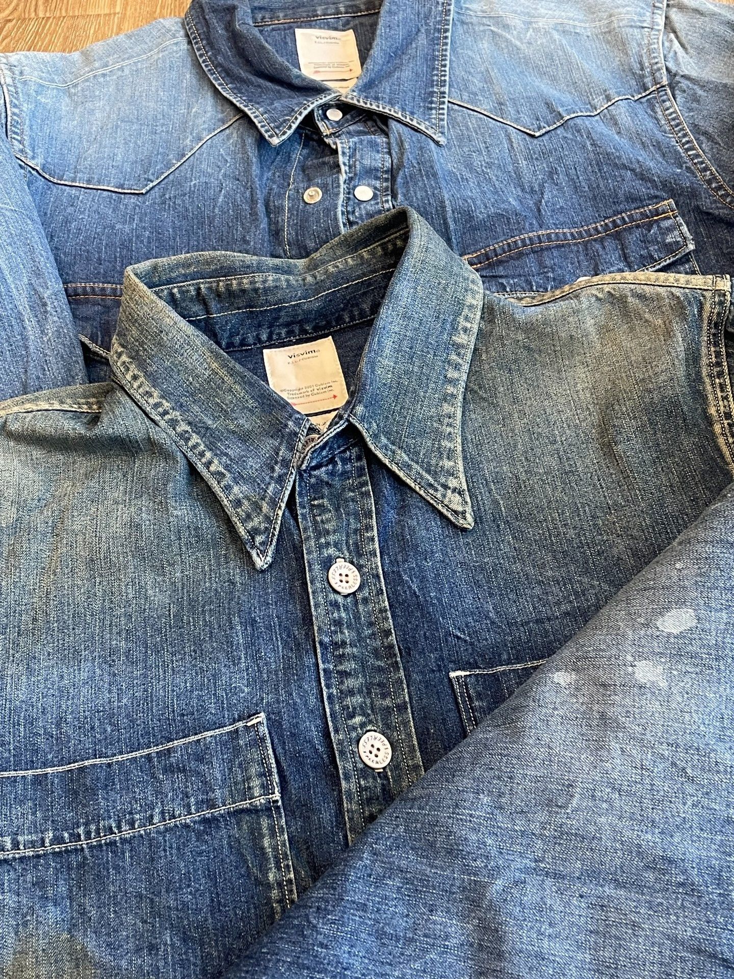 Visvim visvim 19aw Bandito Dry Denim Shirt Size US M / EU 48-50 / 2 - 9 Thumbnail
