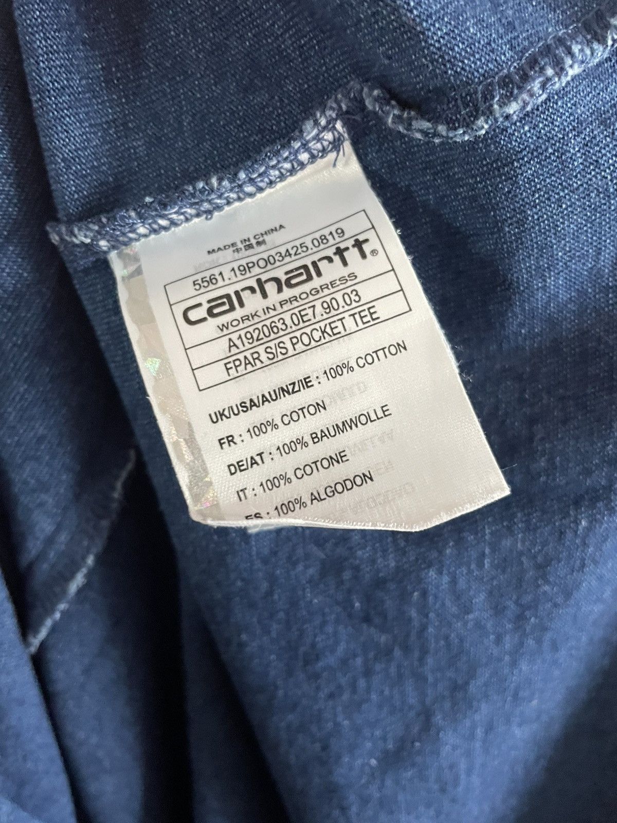 Carhartt Wip × FPAR Carhartt WIP X FPAR Pocket T-shirt Size US XL / EU 56 / 4 - 5 Thumbnail