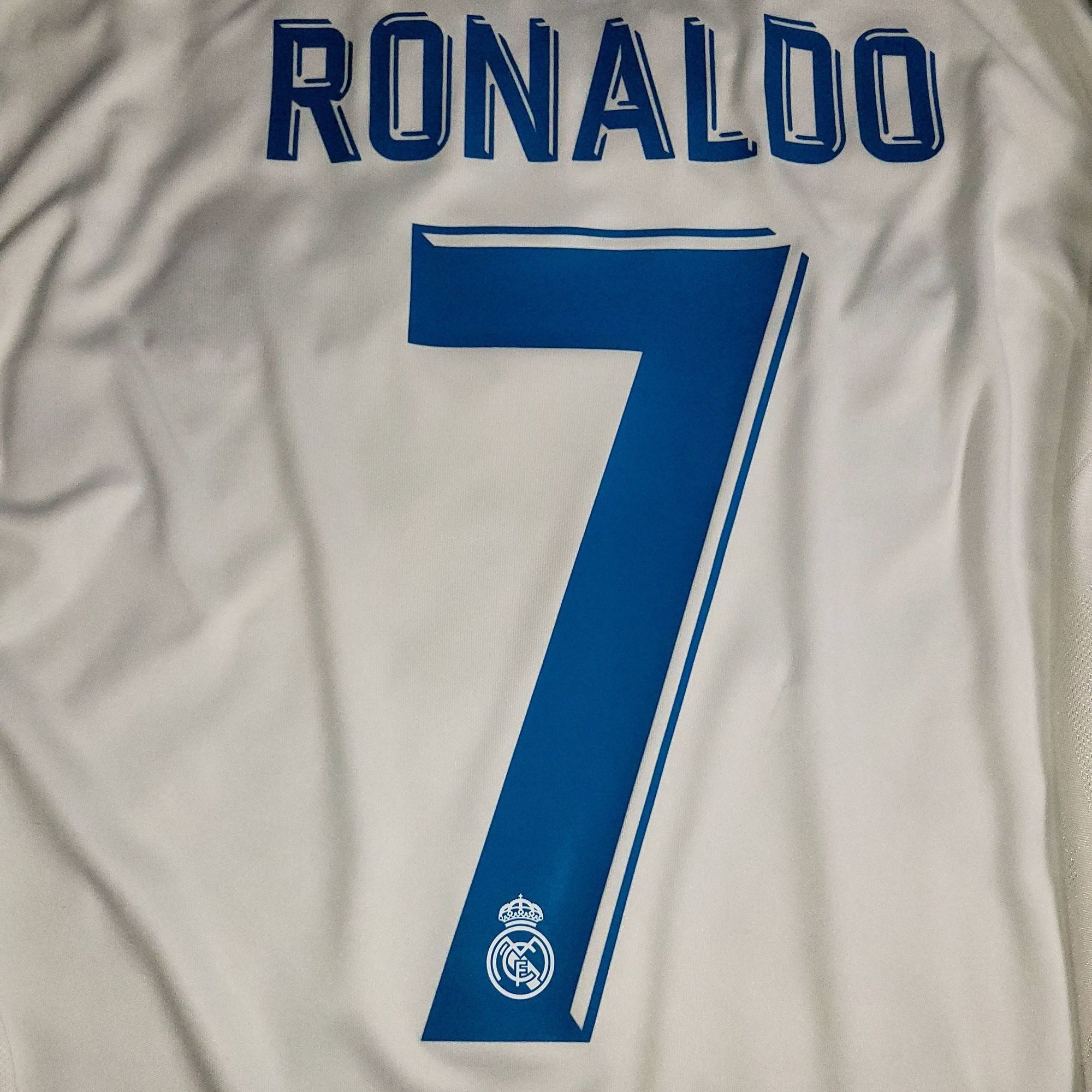 Adidas Ronaldo Real Madrid 2017 2018 LAST GAME Soccer Jersey XL Size US XL / EU 56 / 4 - 4 Thumbnail