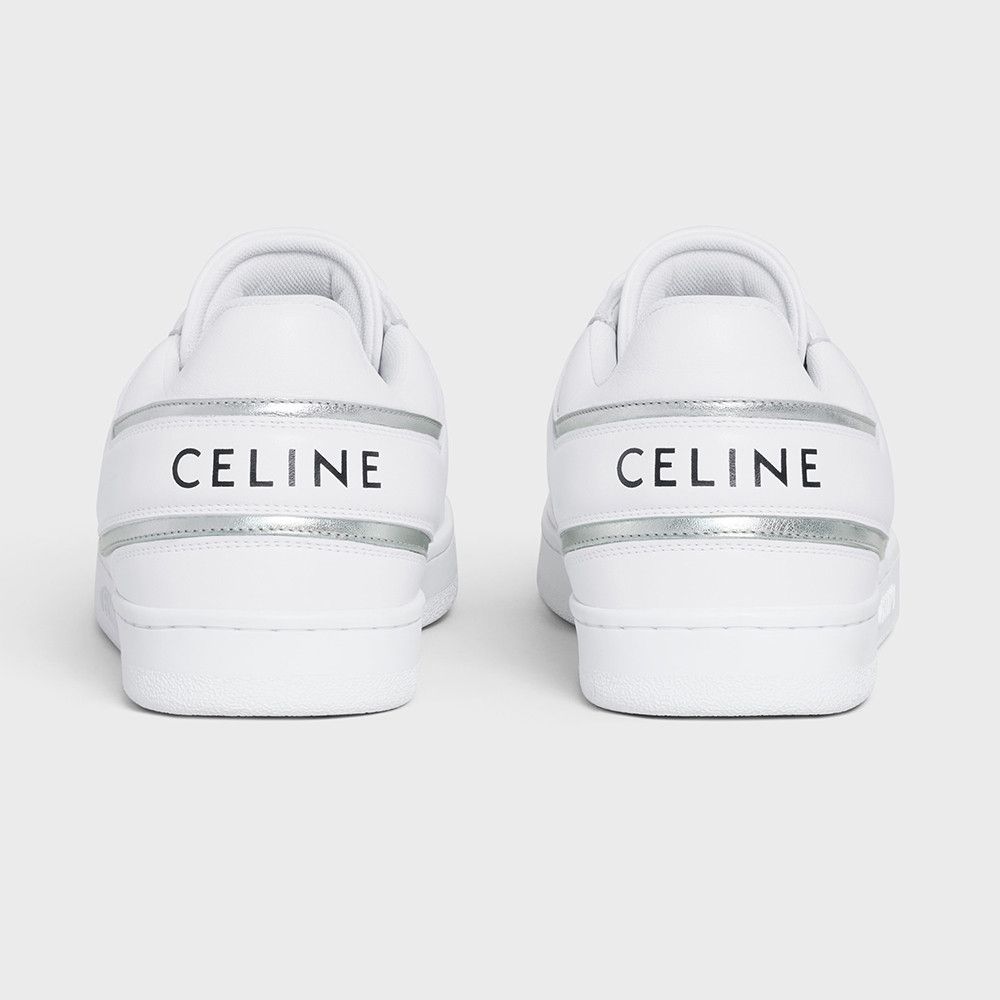 Celine o1bcso1str0924 Trainer Low Lace-up Sneaker Calfskin Size US 8 / IT 38 - 4 Thumbnail