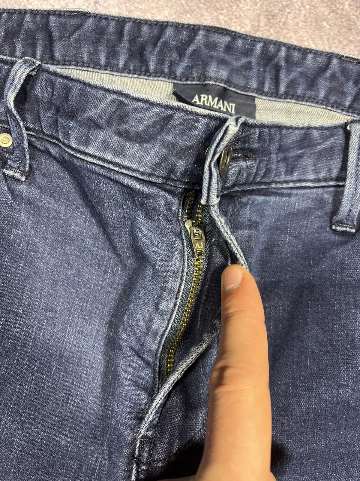 Armani Armani Jeans Metal Logo Jeans Denim Vintage Streetwear Y2K Size US 36 / EU 52 - 8 Thumbnail