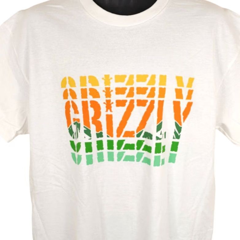 Vintage Grizzly Griptape T Shirt Mens Size Large White Skateboarding Skater Tee Size US L / EU 52-54 / 3 - 2 Thumbnail