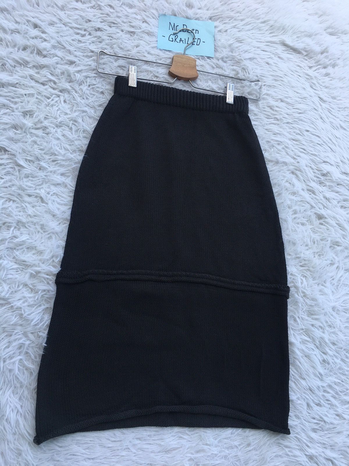 Yohji Yamamoto Rare Vintage Yohji Yamamoto Midi Skirt Size 23" - 2 Thumbnail