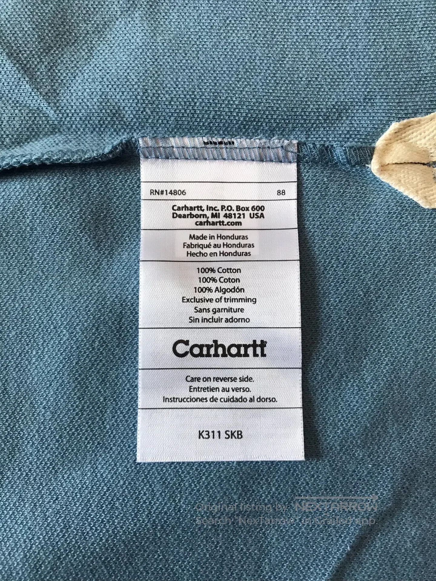 Carhartt Carhartt K311 Short Sleeve Polo. Size US L / EU 52-54 / 3 - 8 Thumbnail